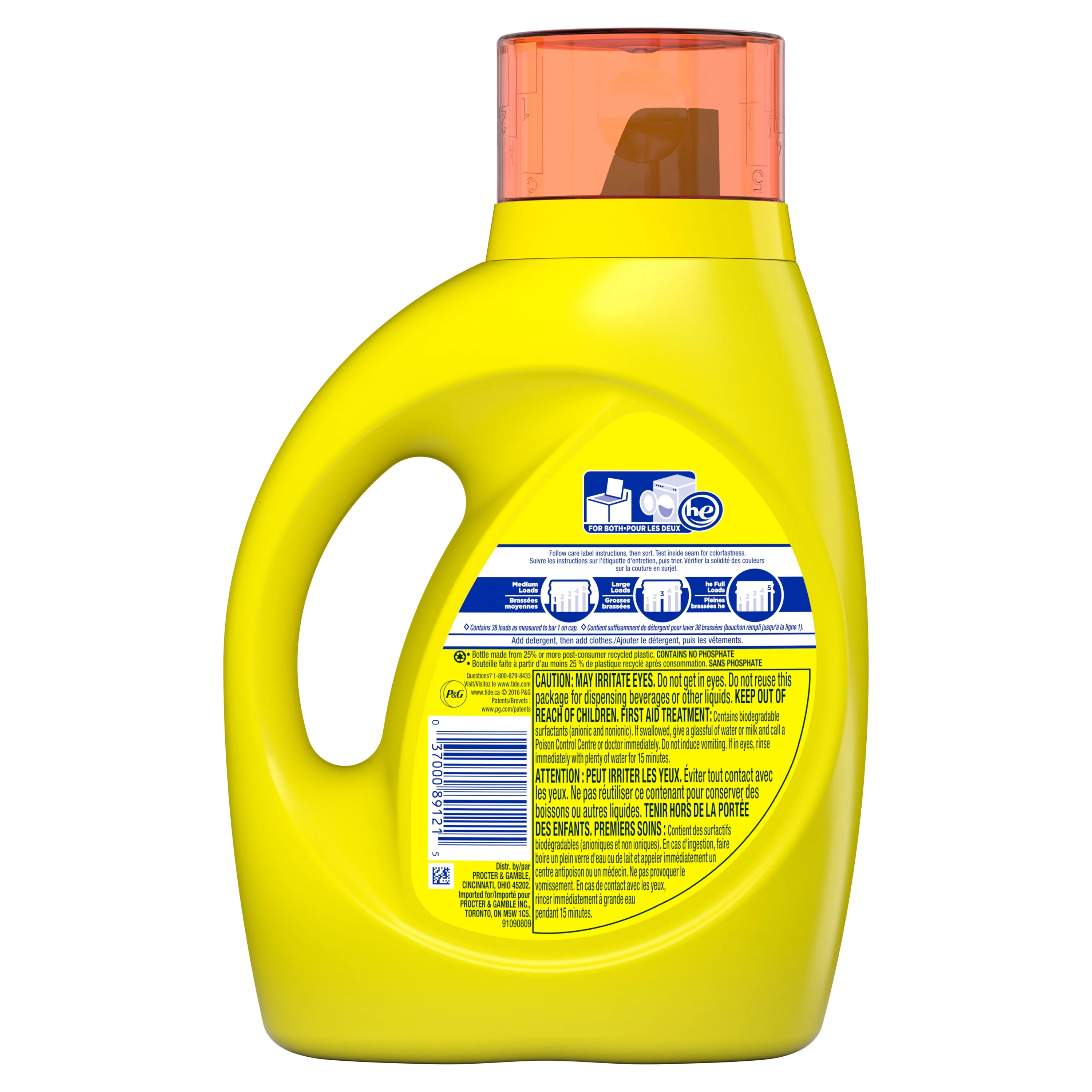 Tide Simply Clean & Fresh Liquid Laundry Detergent, Refreshing Breeze, 38 Loads 60 fl oz