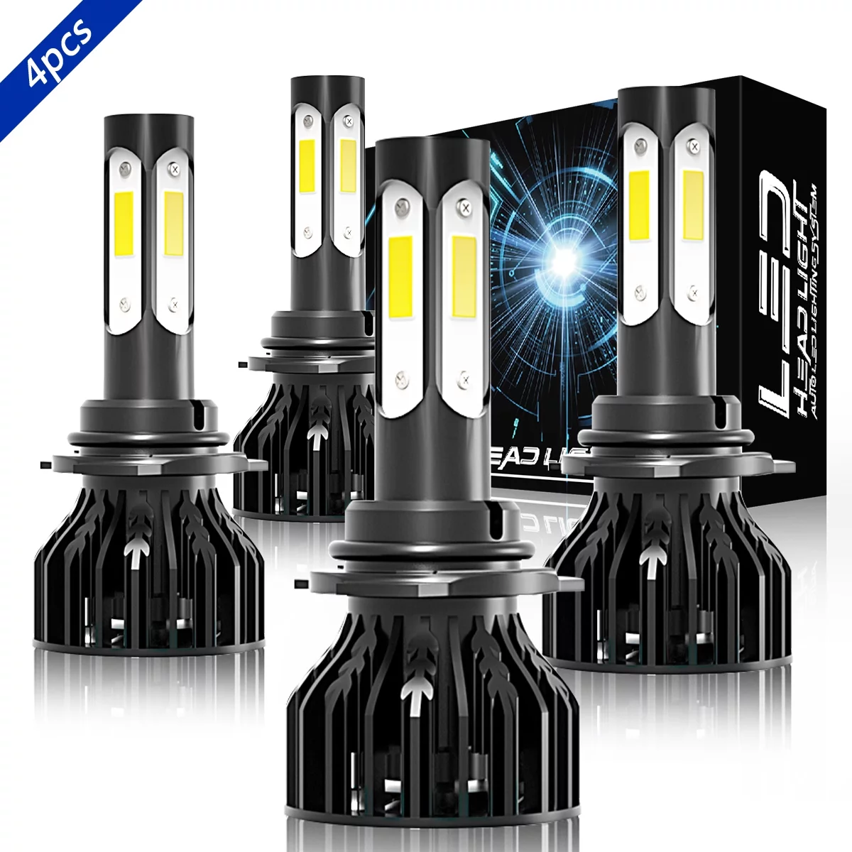 LED Headlight Bulb Kit for 1999-2006 GMC Sierra 1500 2000 2001 2002 2003 2004 2005 High Low Beam White