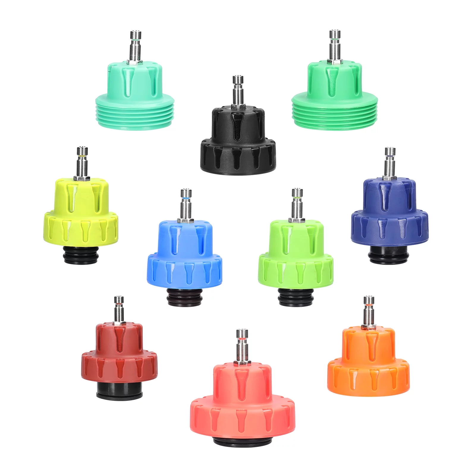 Universal Car Tanks Leak Detection Automotive Leakage Detector Tool Radiator Water Pressure Tester Auto Air Conditioning Cooling Coolant Purge Tool Kit