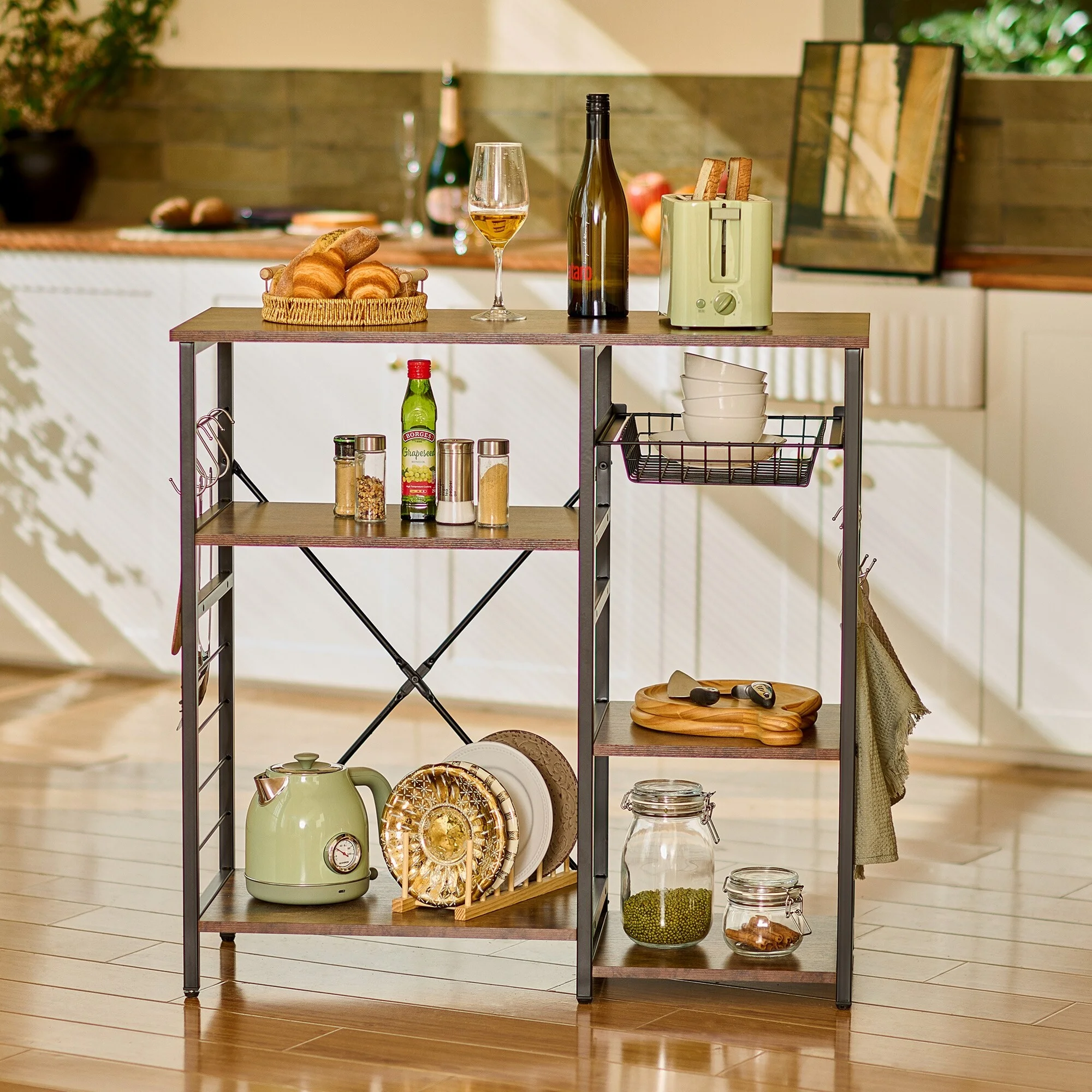 CO-Z Standard Baker's Rack Microwave Stand Utility