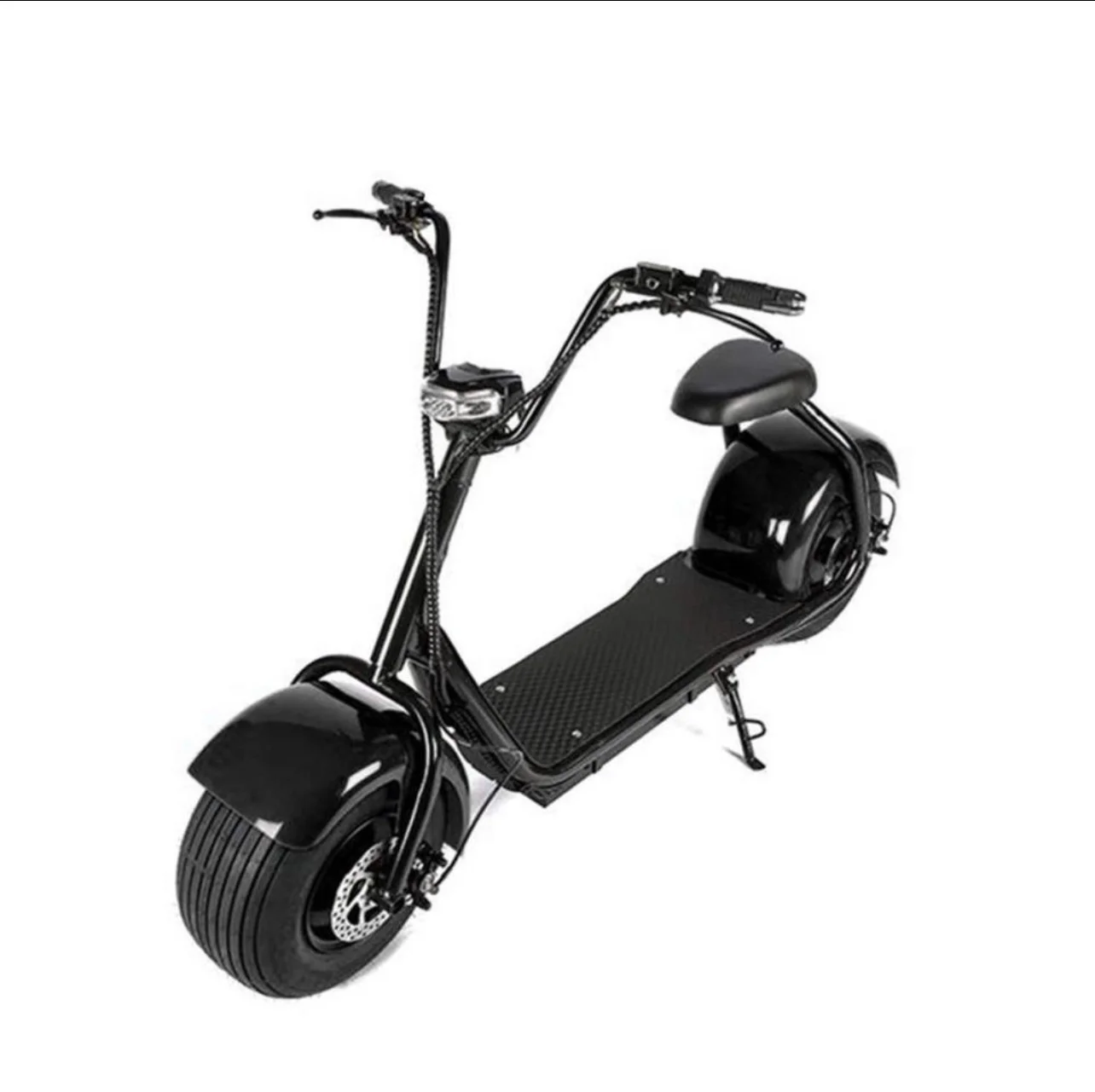 eStar Rides Electric Scooter With Seat 1000Watts City Coco Scooter With LCD Display And 18*9.5 Inch Tires, 31MPH E Scooter With 60Volts 12Ah Super Battery 60Volts 12Ah | Black