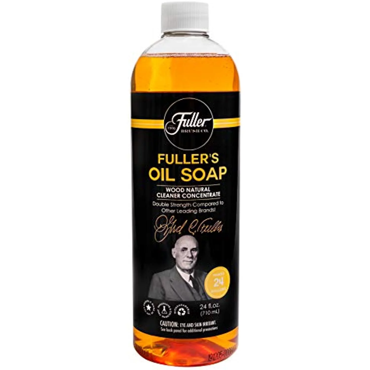 Fuller’S Oil Soap Wood Natural Cleaner – Double Strength – Makes 24 Gallons Wood & Multipurpose Natural Cleaner For Home & Commercial Use