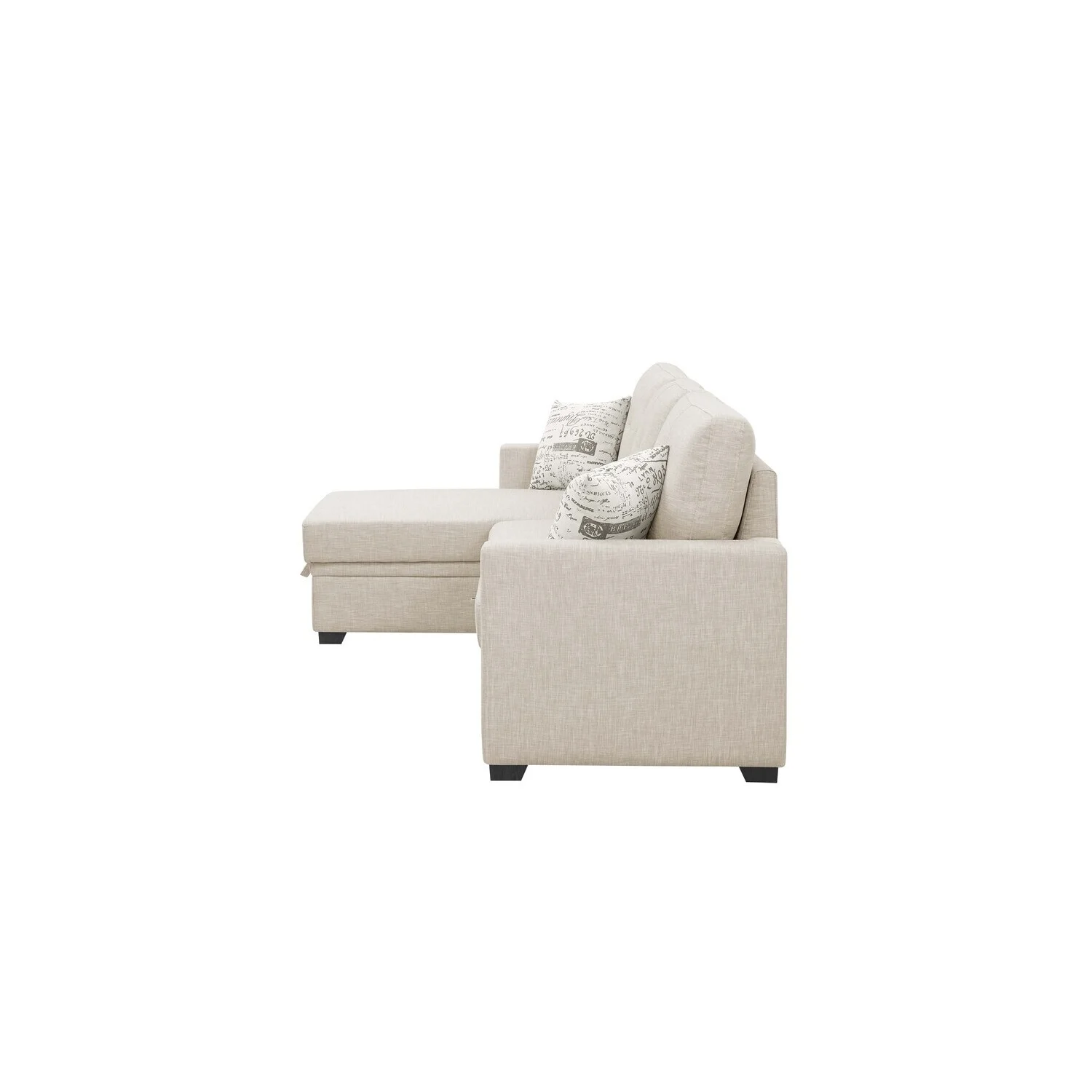 HomeStock L-Shaped Upholstered Sectional