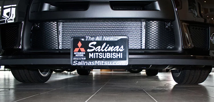 STO N SHO Front License Plate Bracket Compatible with 2012-2016 Mitsubishi Lancer Evolution with Aero Kit (SNS12a)