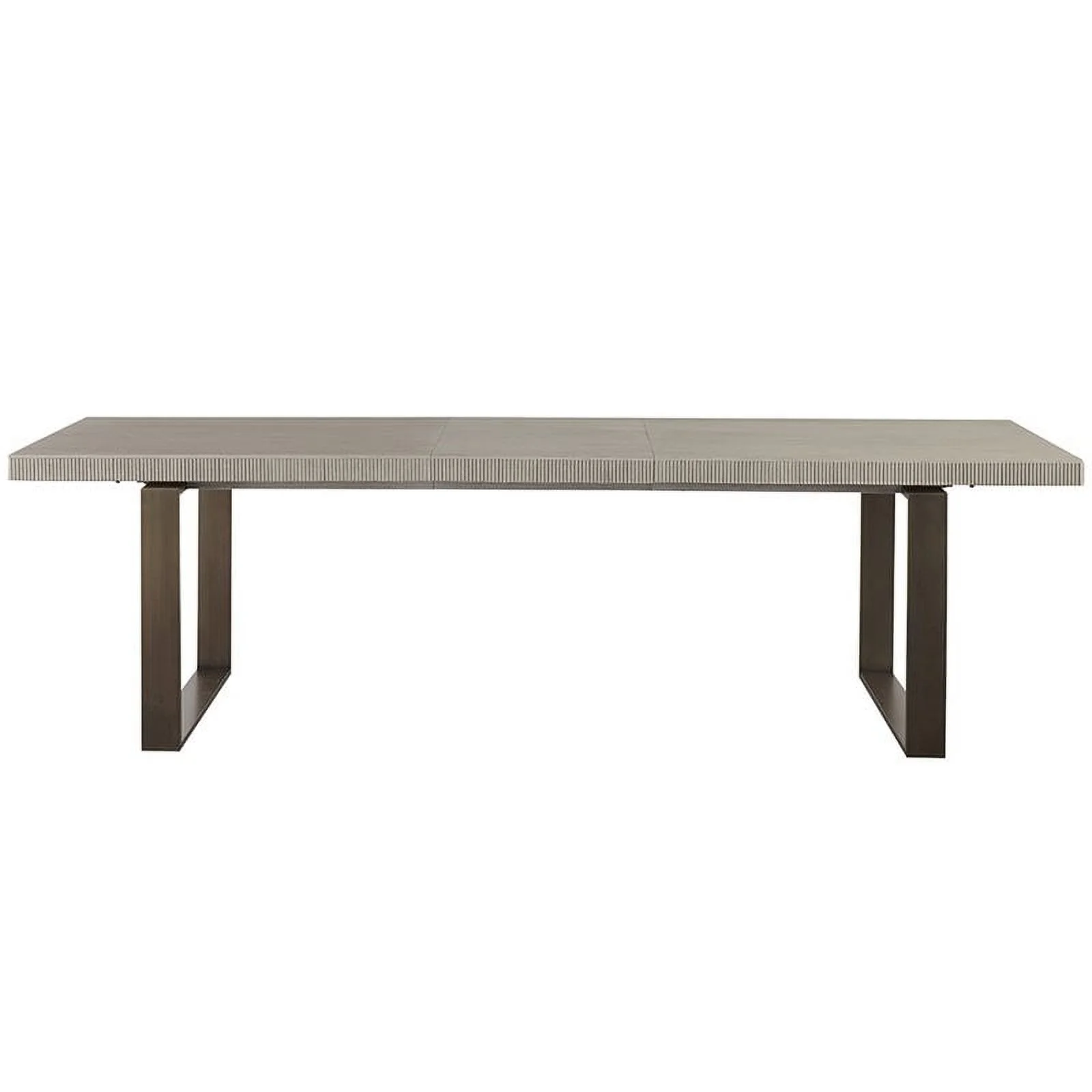 Pemberly Row Modern Robards Butterfly Leaf Dining Table in Flint