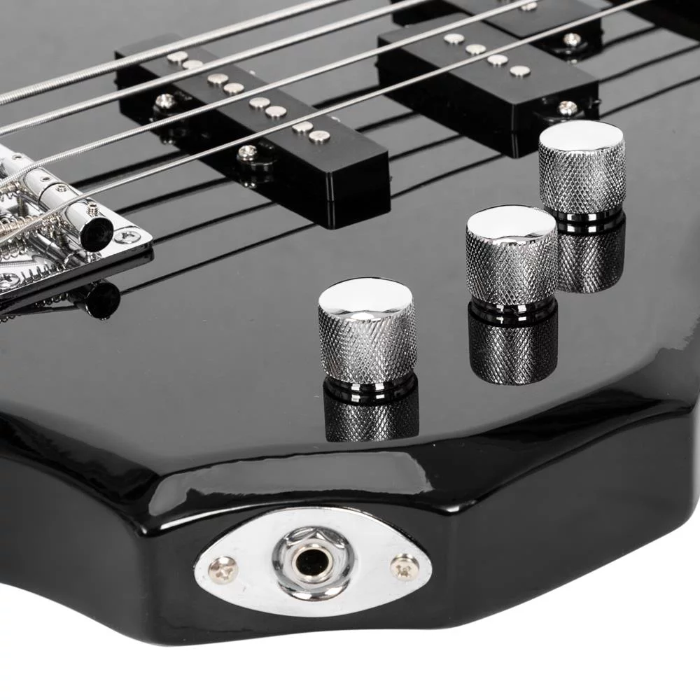 Glarry 4-String Adult Electric Bass Guitar Kit with Guitar Bag for Beginners