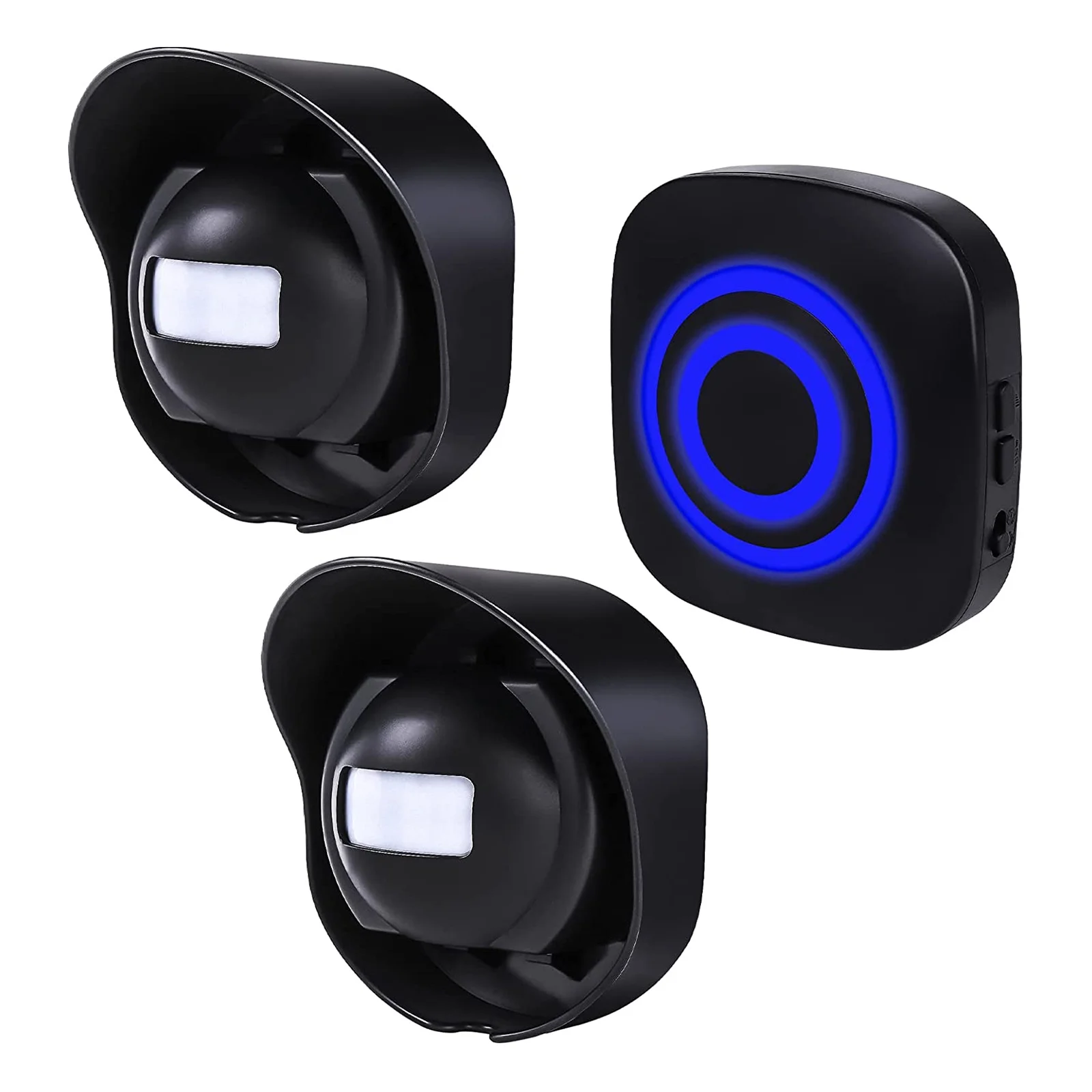 Tomshoo Door and window alarm,38 Chimes 200m/ 656ft IndoorWireless Chimes 200m/ 656ft Alarm WaterproofAlarm 1 Use With 38 Chimes 2 S WithAlarm Driveway Alarm