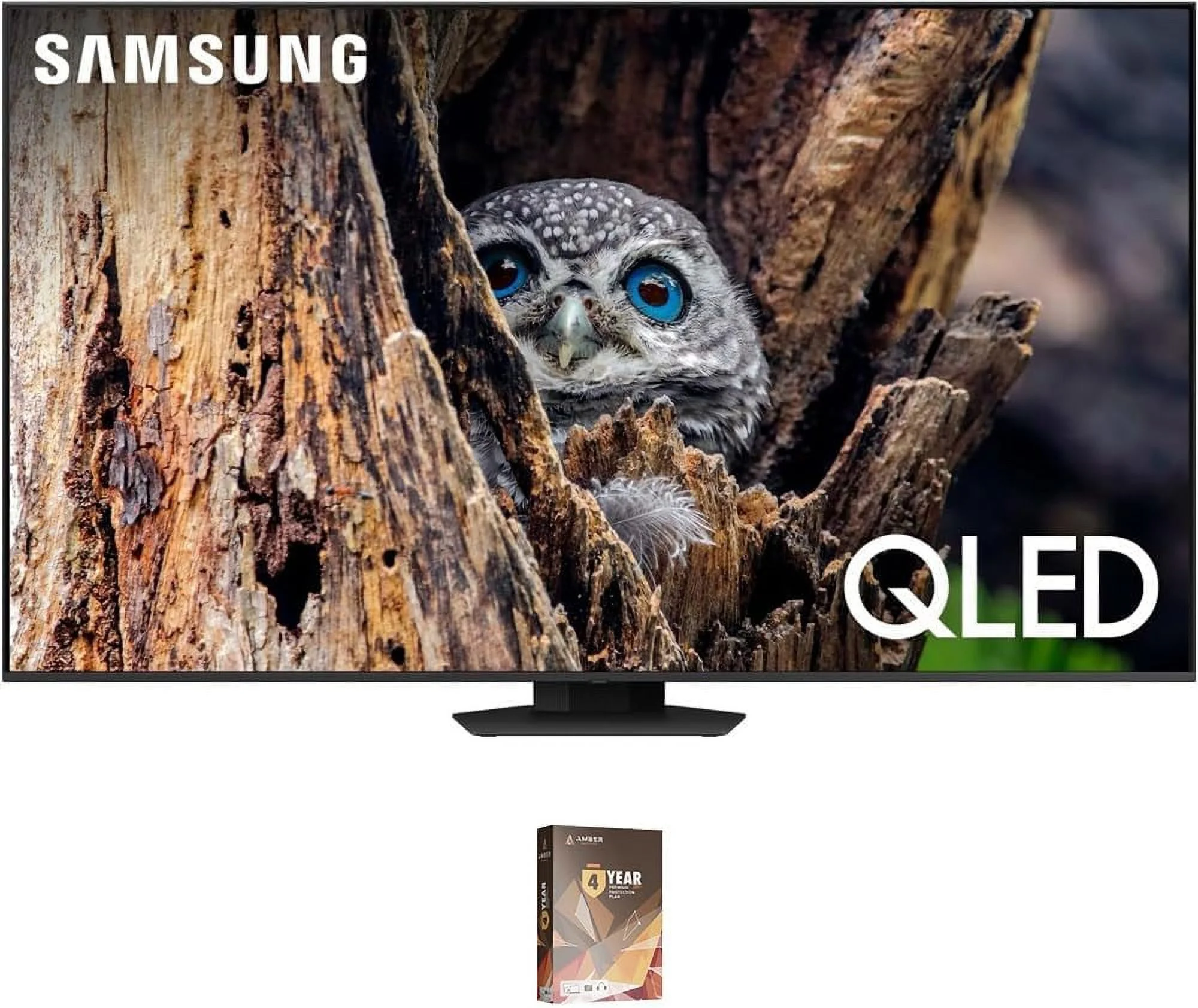 Samsung QN65Q80DAFXZA 65 Inch QLED 4K Quantum HDR Plus Smart TV with an Additional 4 Year Extended Protection (2024)