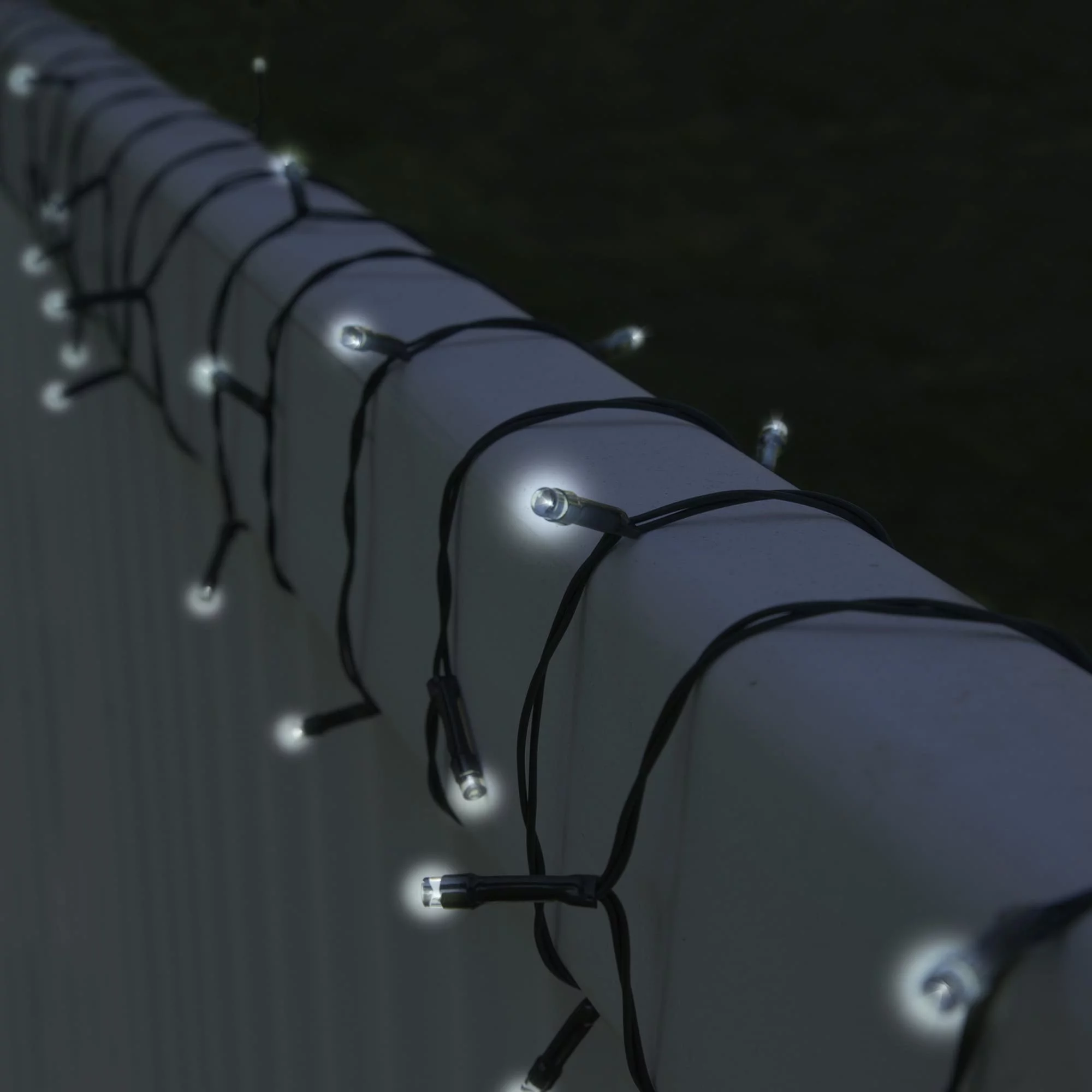 Pure Garden M150034 72 ft. Solar LED String Lights - White