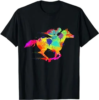 Horse Racing Derby Jockey Men T-Shirt