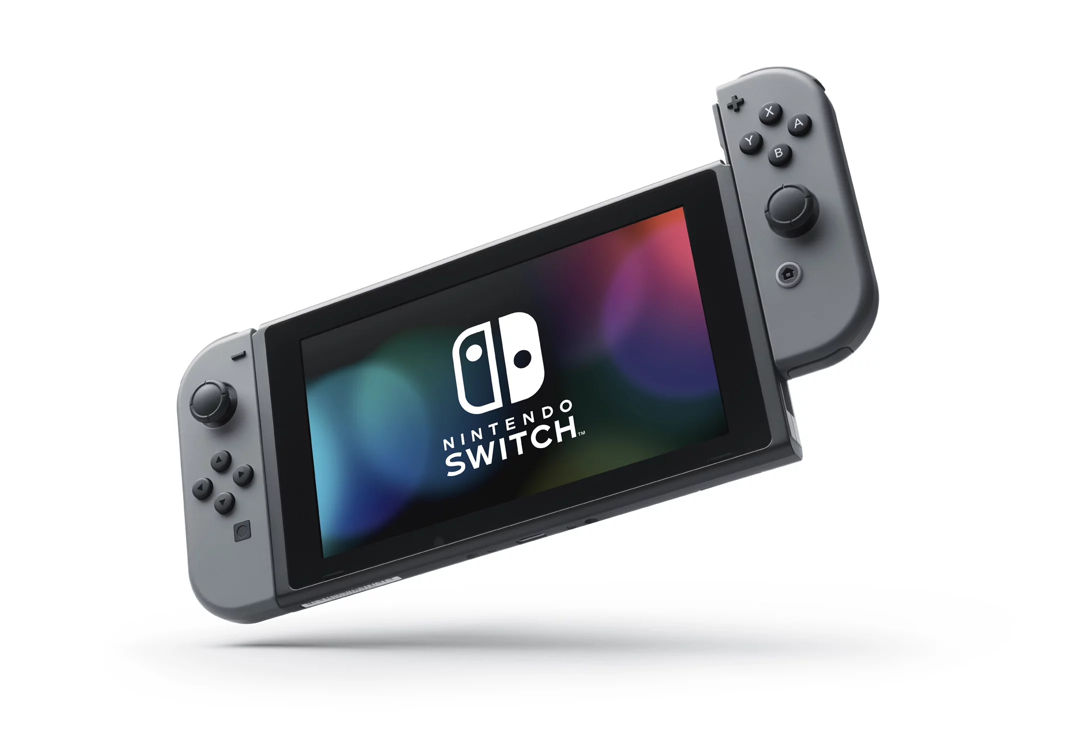 Nintendo Switch Console, Gray Joy-Con, 6.2