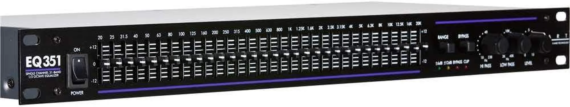 351 EQ 31-Band 1/3 Octave Graphic Equalizer