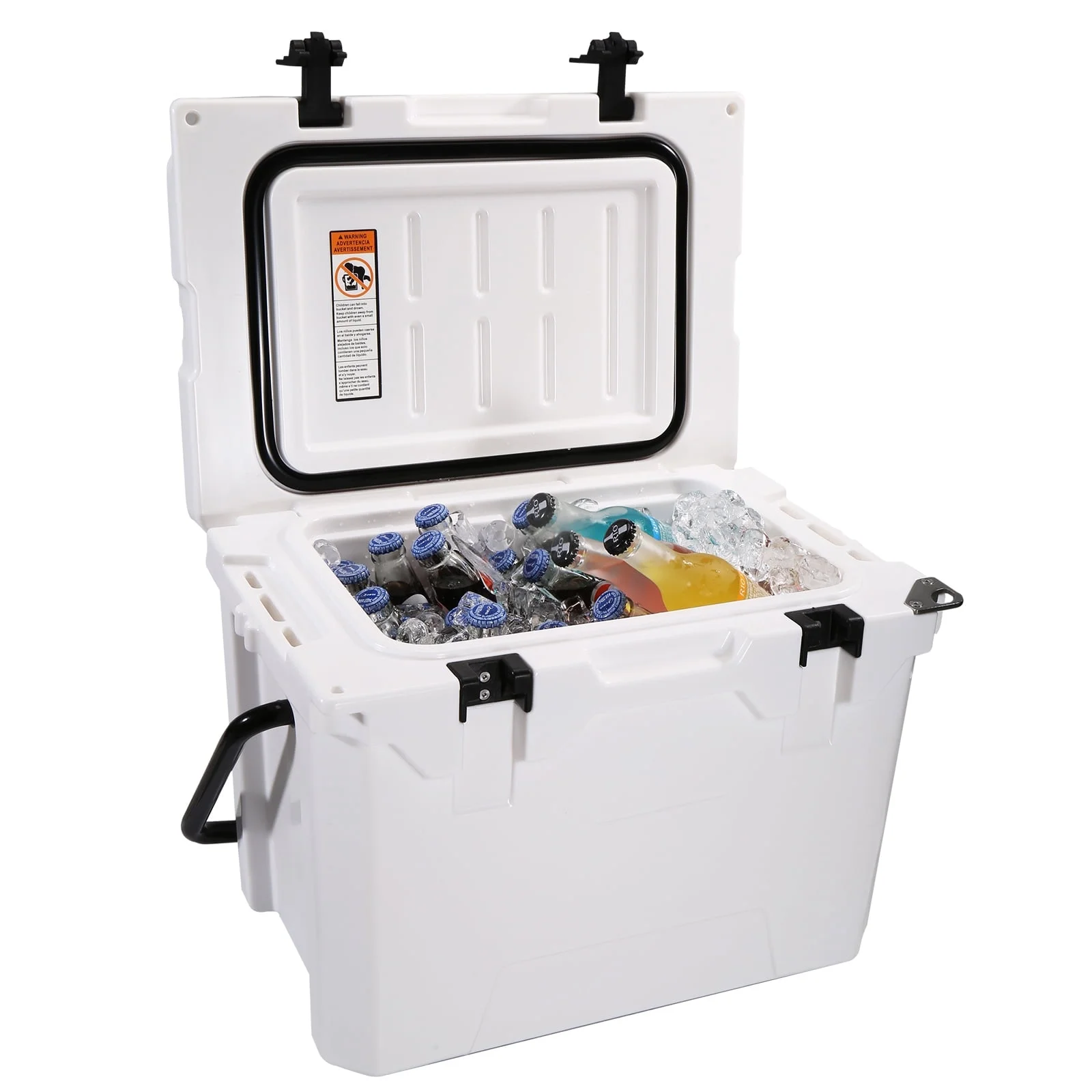 SKYSHALO 25 Quart Hard Cooler Insulated Portable Cooler 25-Can Capacity Ice Chest
