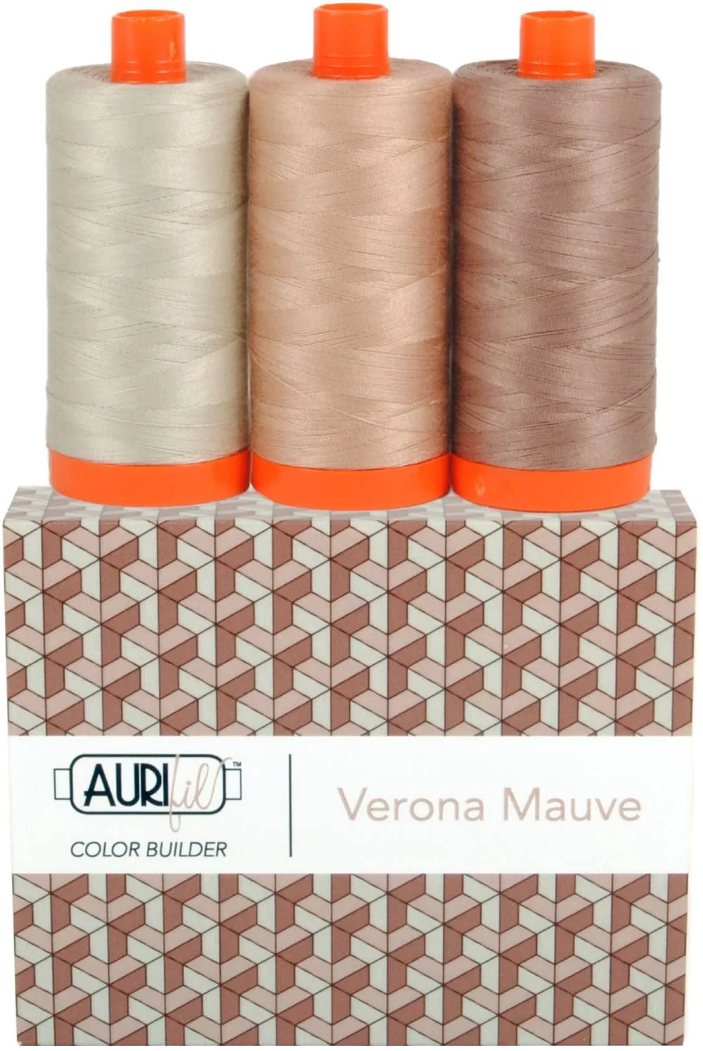 Aurifil 50wt Cotton Color Builder Thread Collection-Verona Mauve