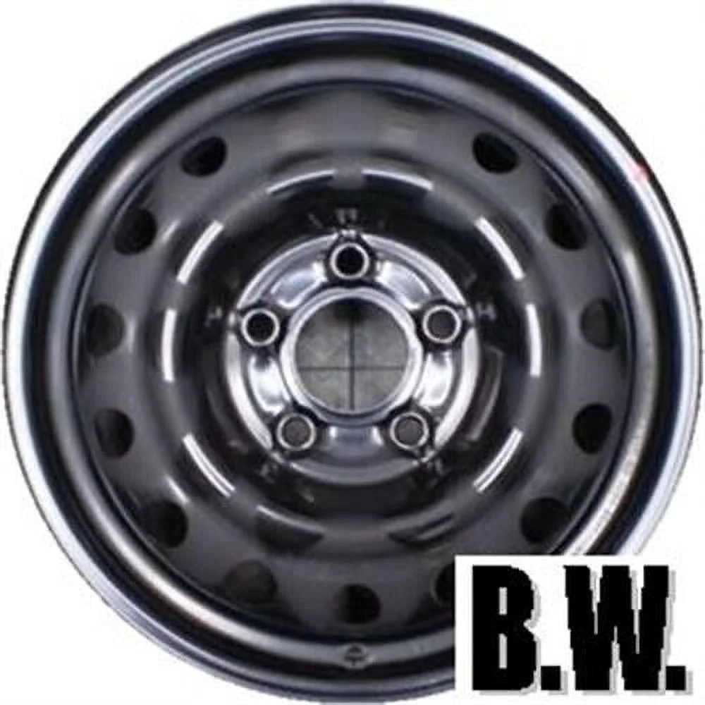 15in Wheel for KIA FORTE 2010-2013 BLACK Reconditioned Steel Rim