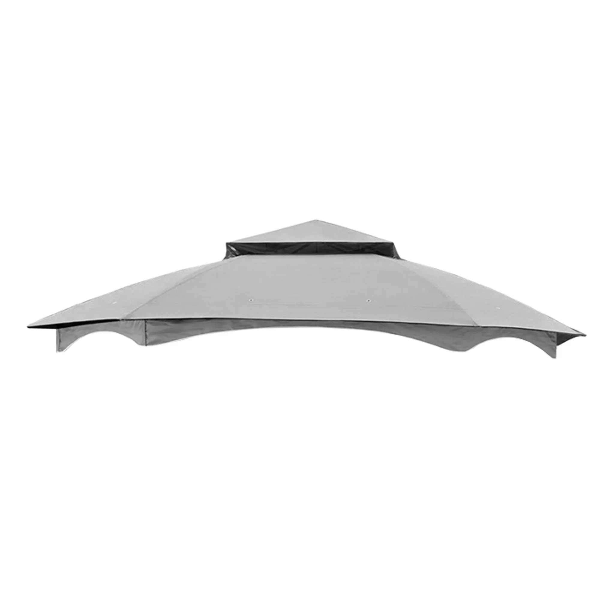 Garden Winds Replacement Canopy Top Cover for the Newport Gazebo - Slate Gray