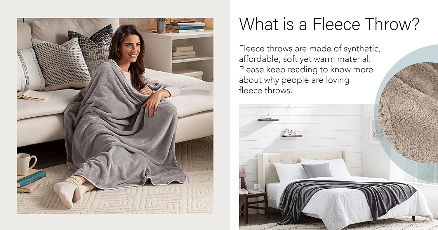 Billionhats 24 Pack Heavy Fleece Blankets Colorful, Thick Cotton Winter Blanket, 50? X 60? (24 Pack Mixed Assorted Blankets)