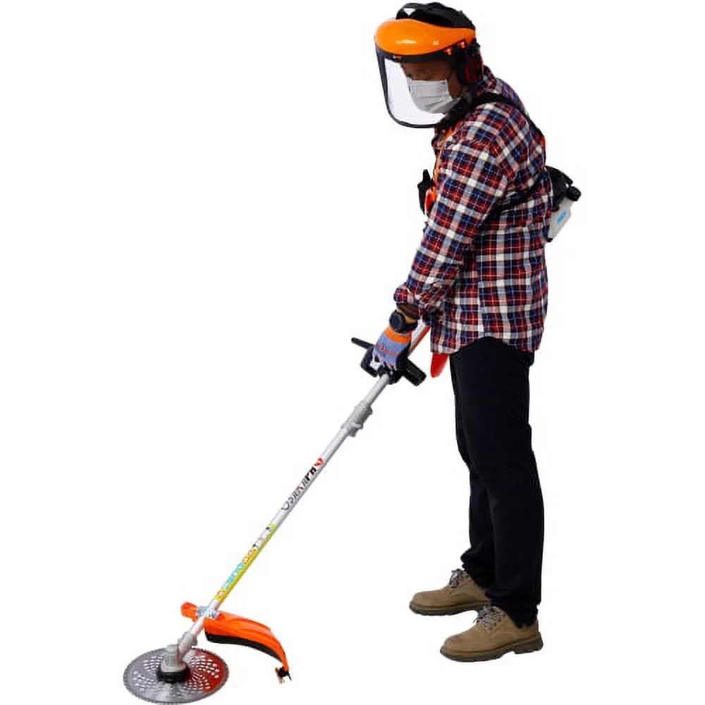 ZYJSQ 10 in 1 Multi-Functional Trimming Tool, 52CC 2-Cycle Garden Tool System with Gas Pole Saw, Hedge Trimmer, Grass Trimmer, and Brush Cutter EPA Compliant