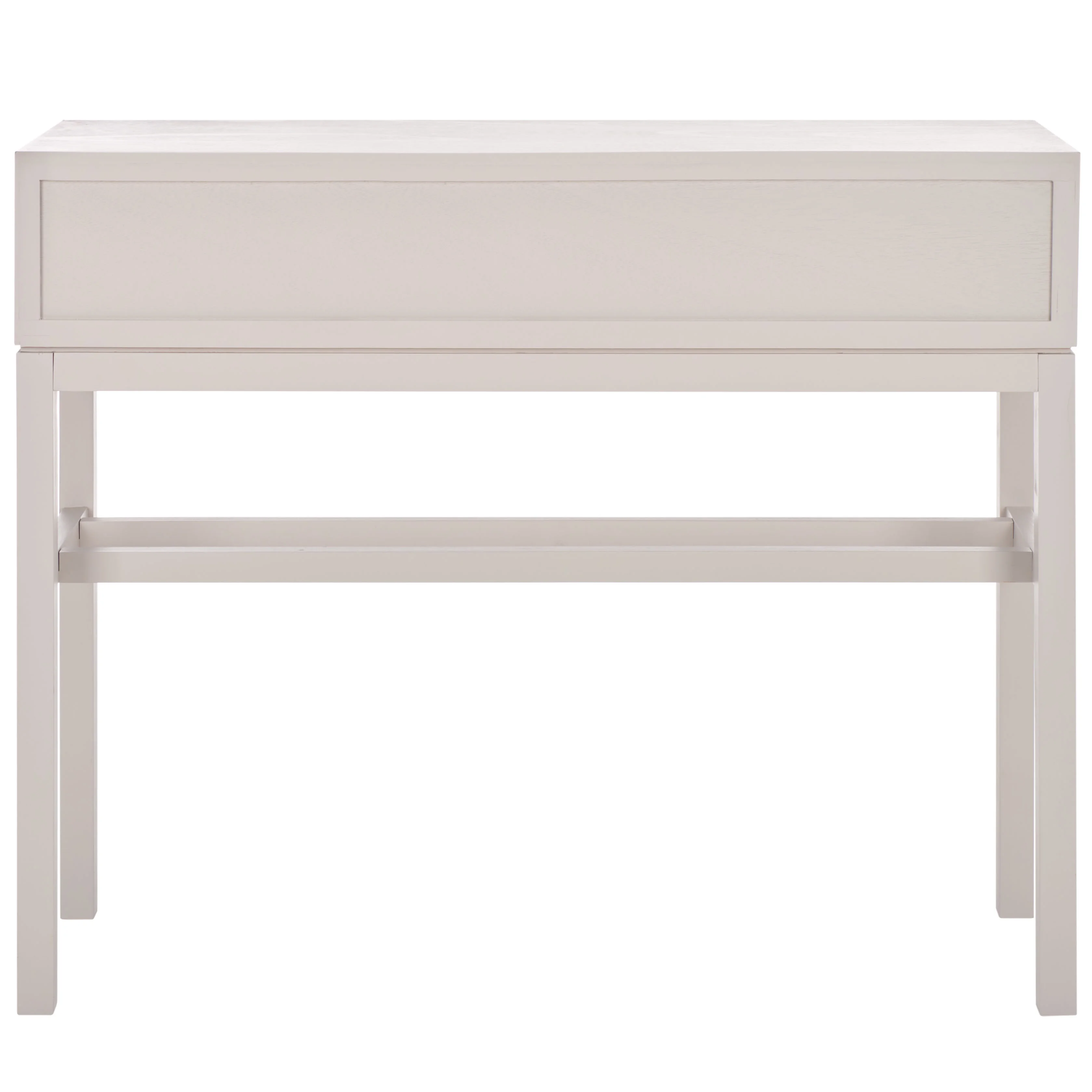 SAFAVIEH Ajana Amish Style 2 Drawer Rectangle Console, Summer Gray