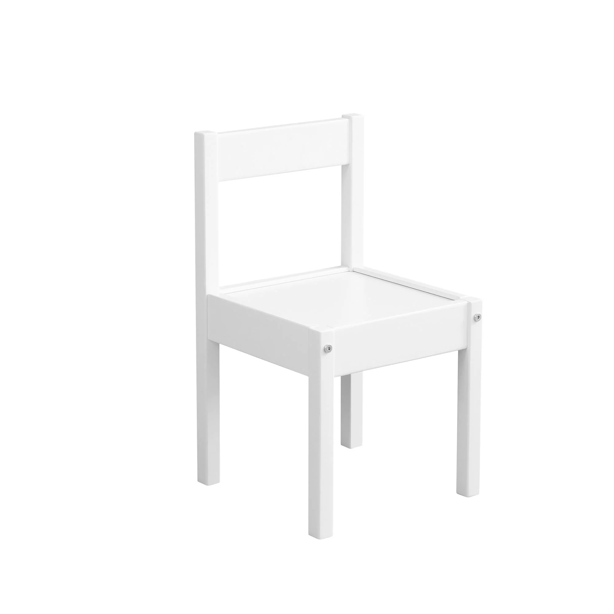 Baby Relax Hunter 5-Piece Kiddy Table & Chair Kids Set, White