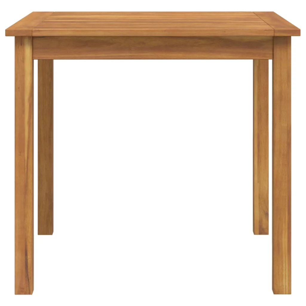 Walmeck 5 Piece Patio Dining Set Solid Wood Acacia