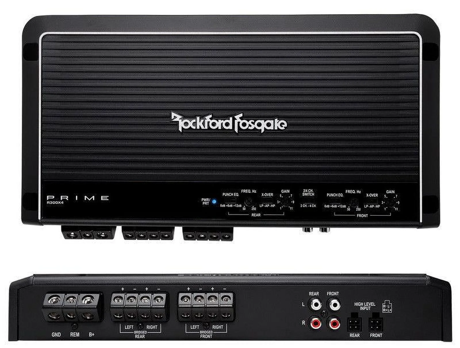 Rockford Fosgate R300X4 300W Four Channel Prime Class A/B Car Amplifier NEW!