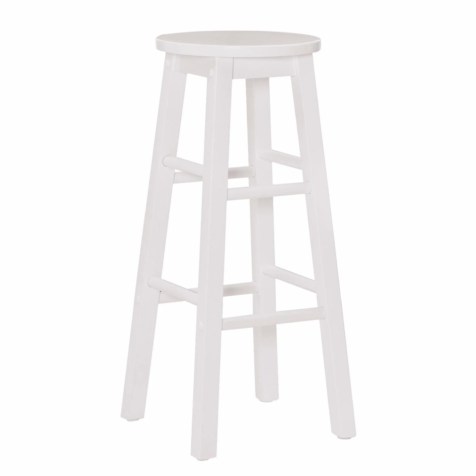 Linon Stool 29 in. Backless Bar Stool - Graywash