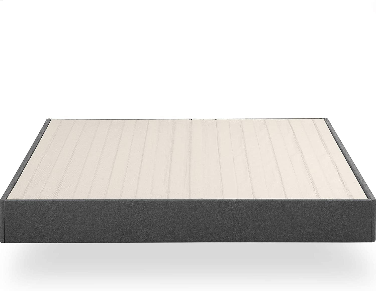 YUMIAO Upholstered Metal and Wood Box Spring / 9 Inch Mattress Foundation / Easy Assembly / Fabric Paneled Design, Queen