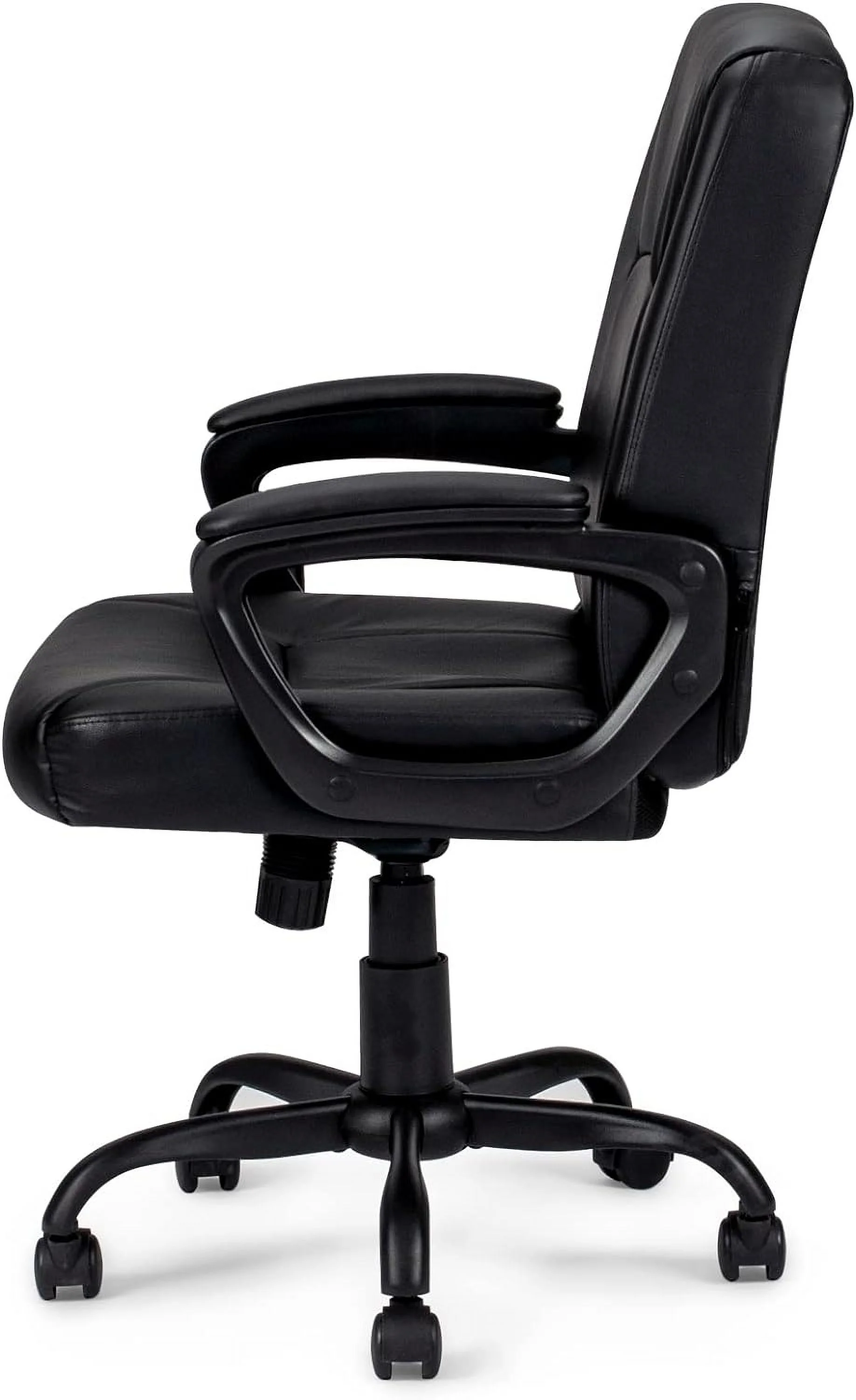 TJUNBOLIFE   Black Lux Office Chair