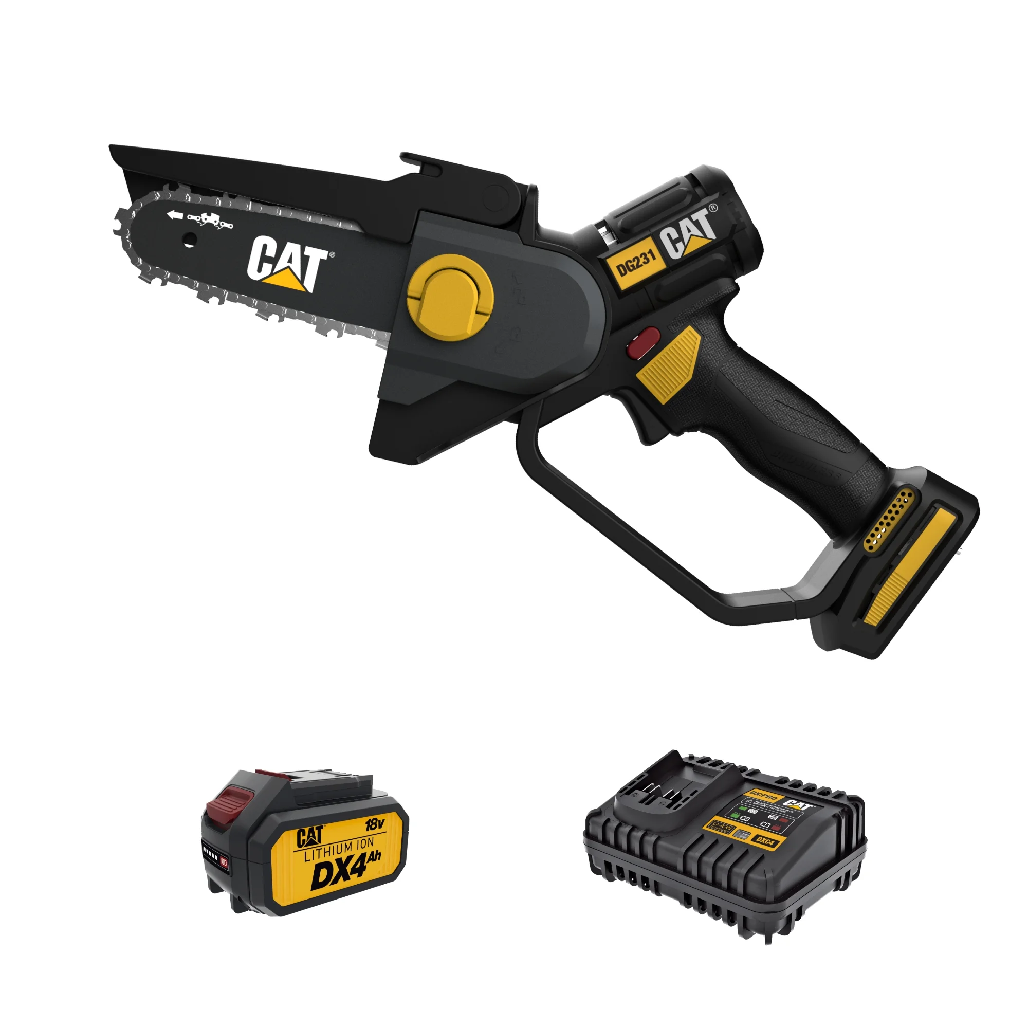 Caterpillar Cat® DG231 18V Brushless 5” Pruning Saw (Battery & Charger Included)
