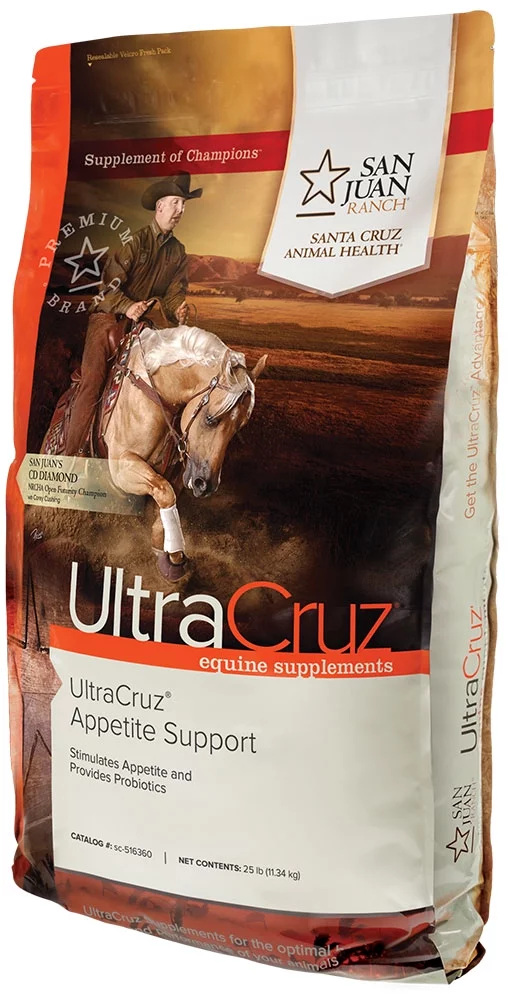 UltraCruz Equine Appetite Support Supplement for Horses, 25 lb, Pellet (200 Day Supply)