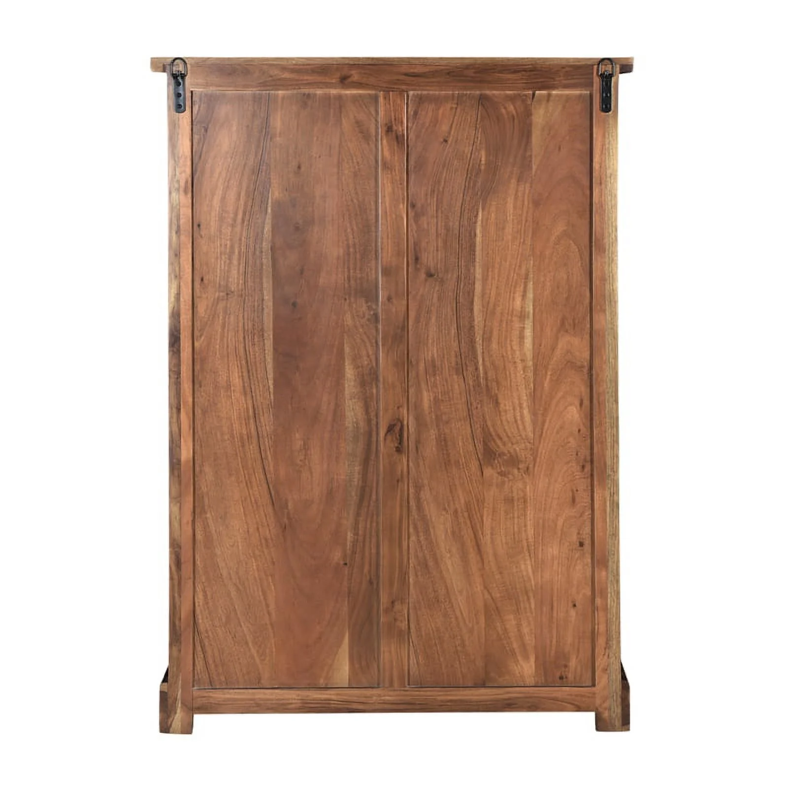 Taran Designs Darcy 5-drawer Live Edge Solid Wood Chest in Dark Brown