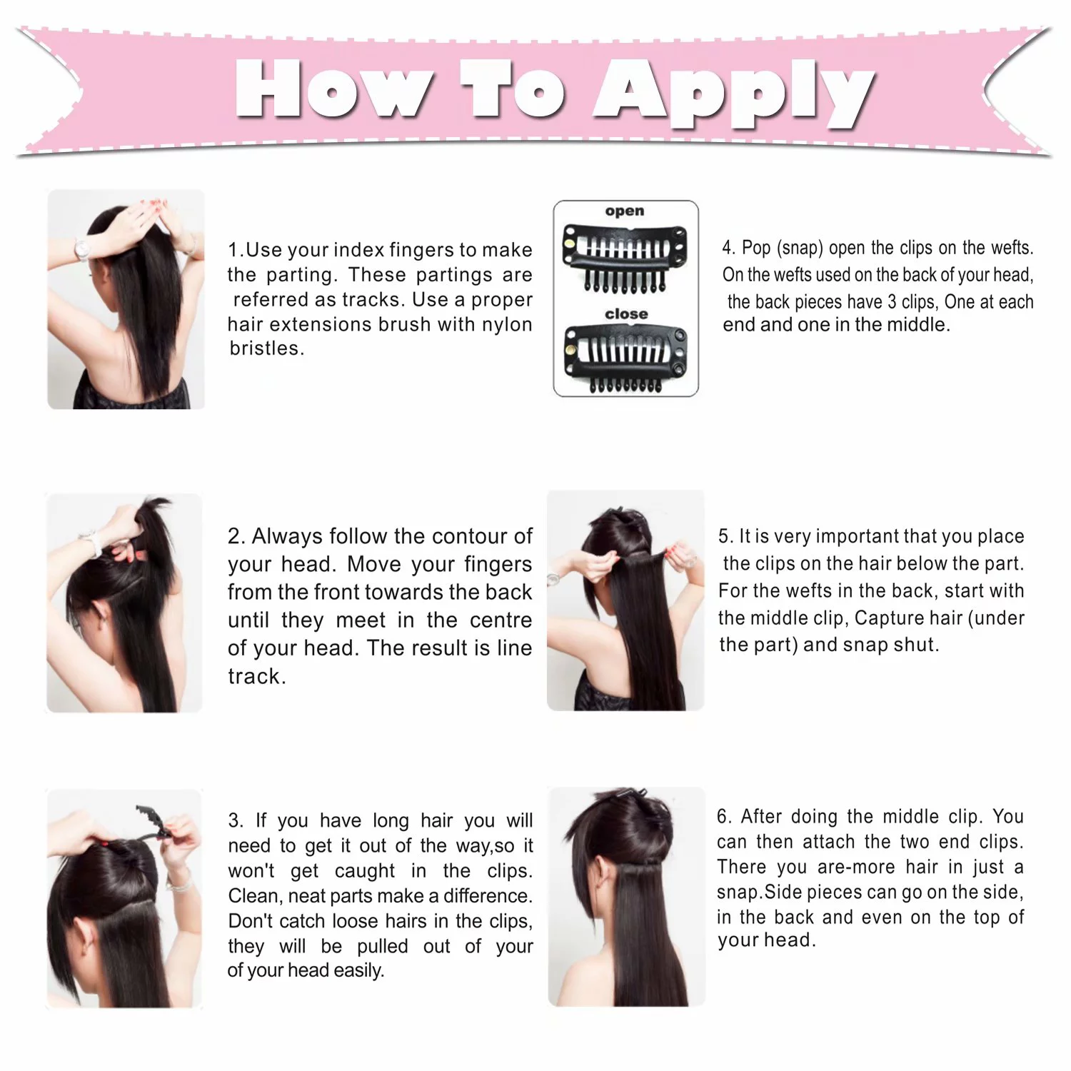 Benehair Clip In 100% Real Remy Human Hair Extensions Double Weft Thick Full Head 18