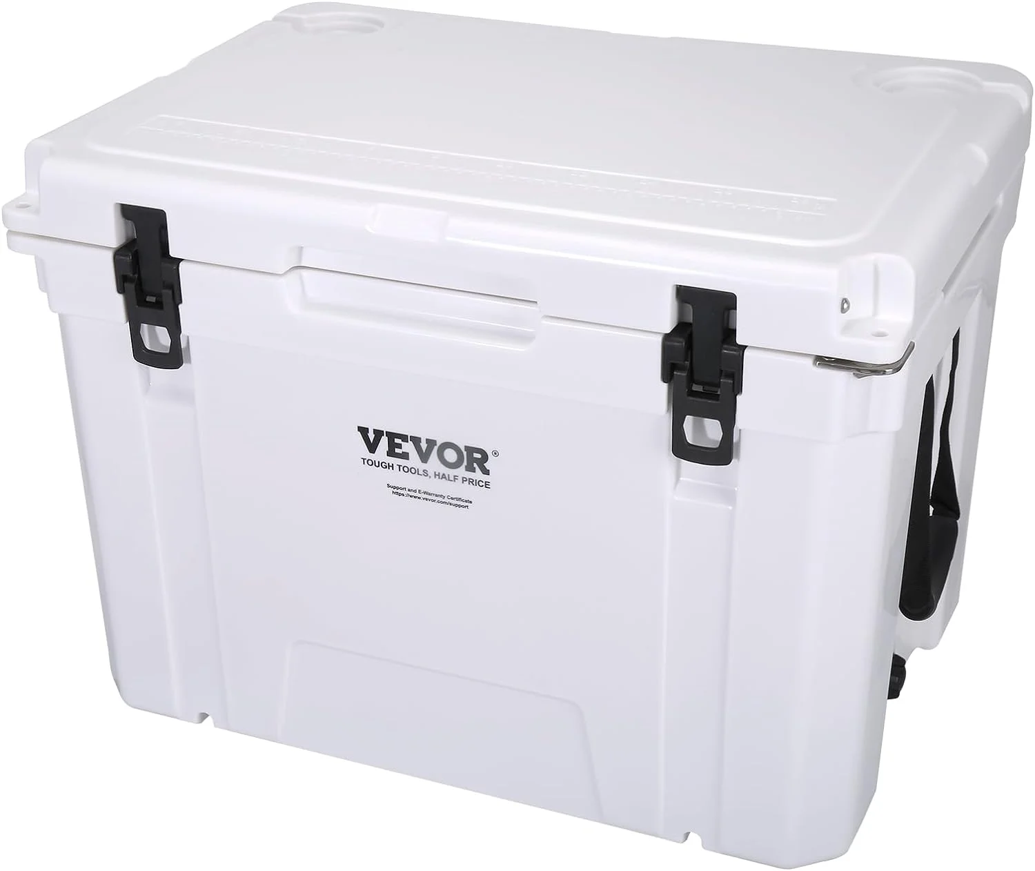 YANPO Insulated Portable Rotomolded Hard Cooler, 25/33/45/65 qt, Ice Retention Cooler with Heavy Duty Handle, Ice Chest Lunch Box for Camping, Travel, Outdoor, Keeps Ice for up to 6 Days