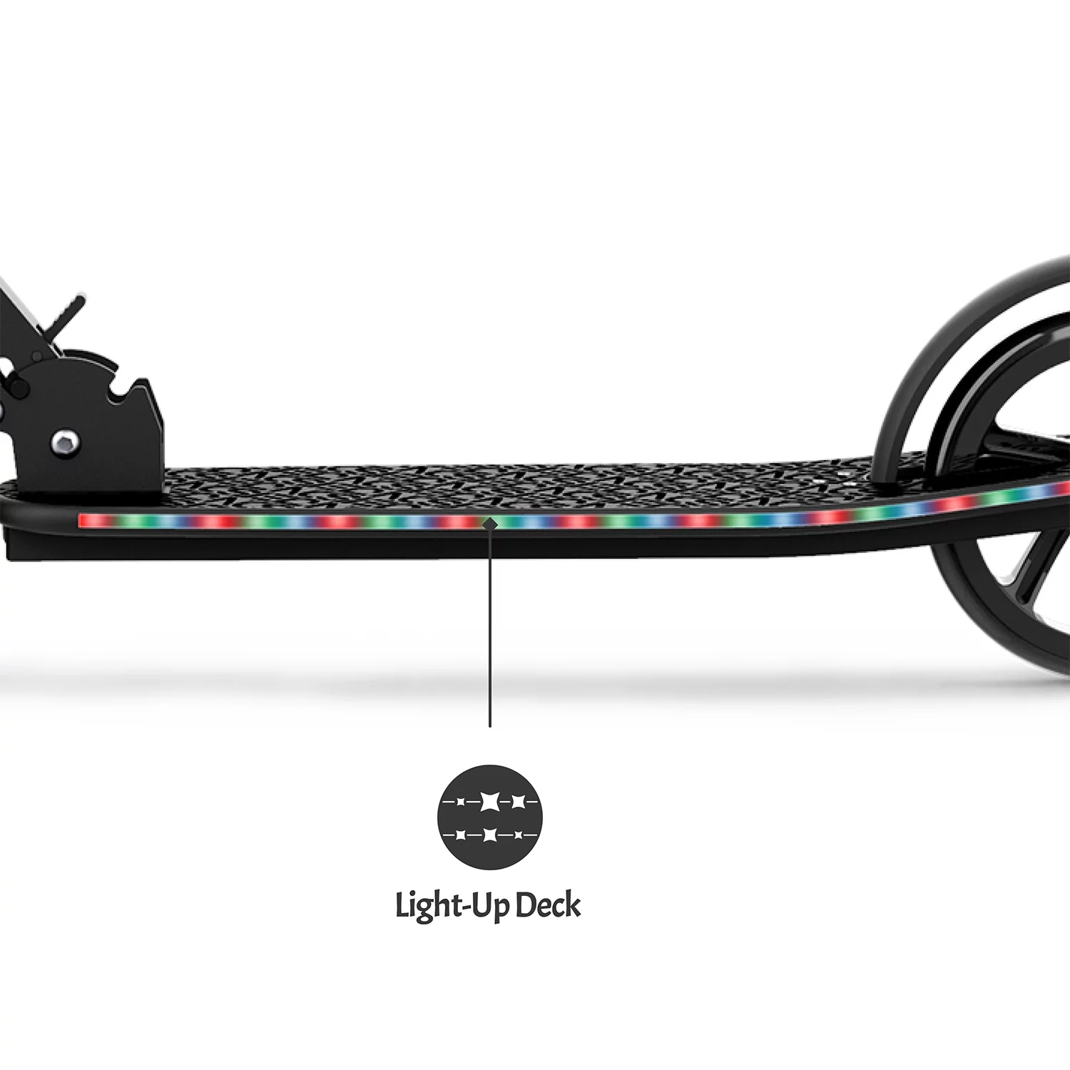 Jetson Jupiter Jumbo 2-Wheel Kick Scooter, Black, Ages 8+