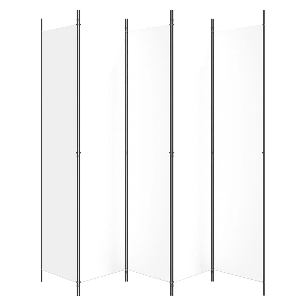 Anself 5-Panel Room Divider White 98.4