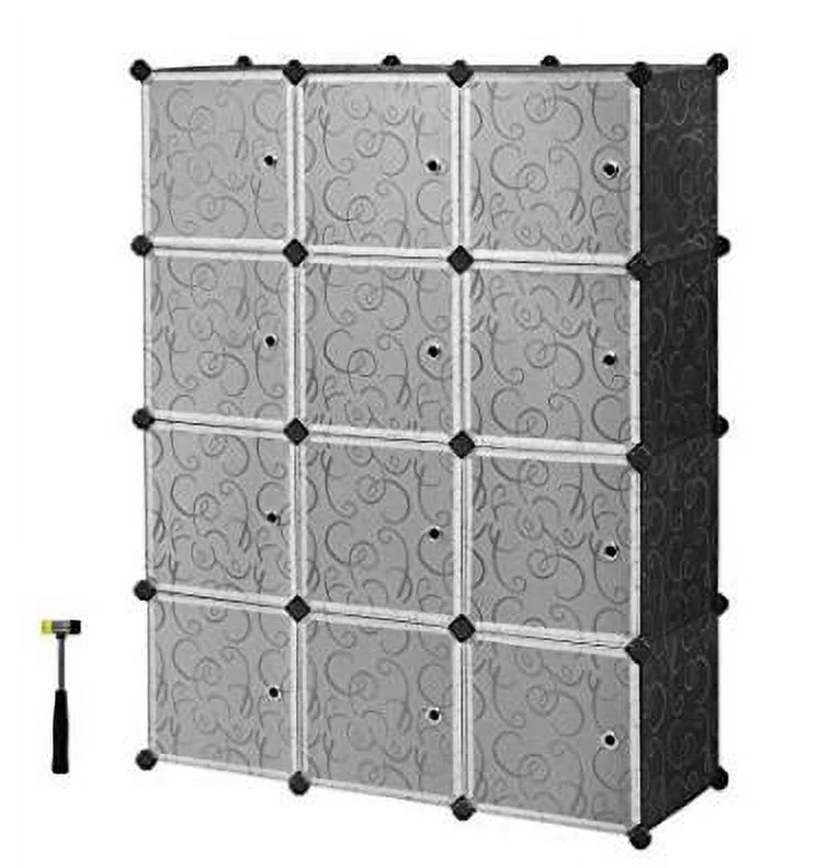 Ktaxon Cube Storage Organizer, 12-Cube Closet Storage Shelves