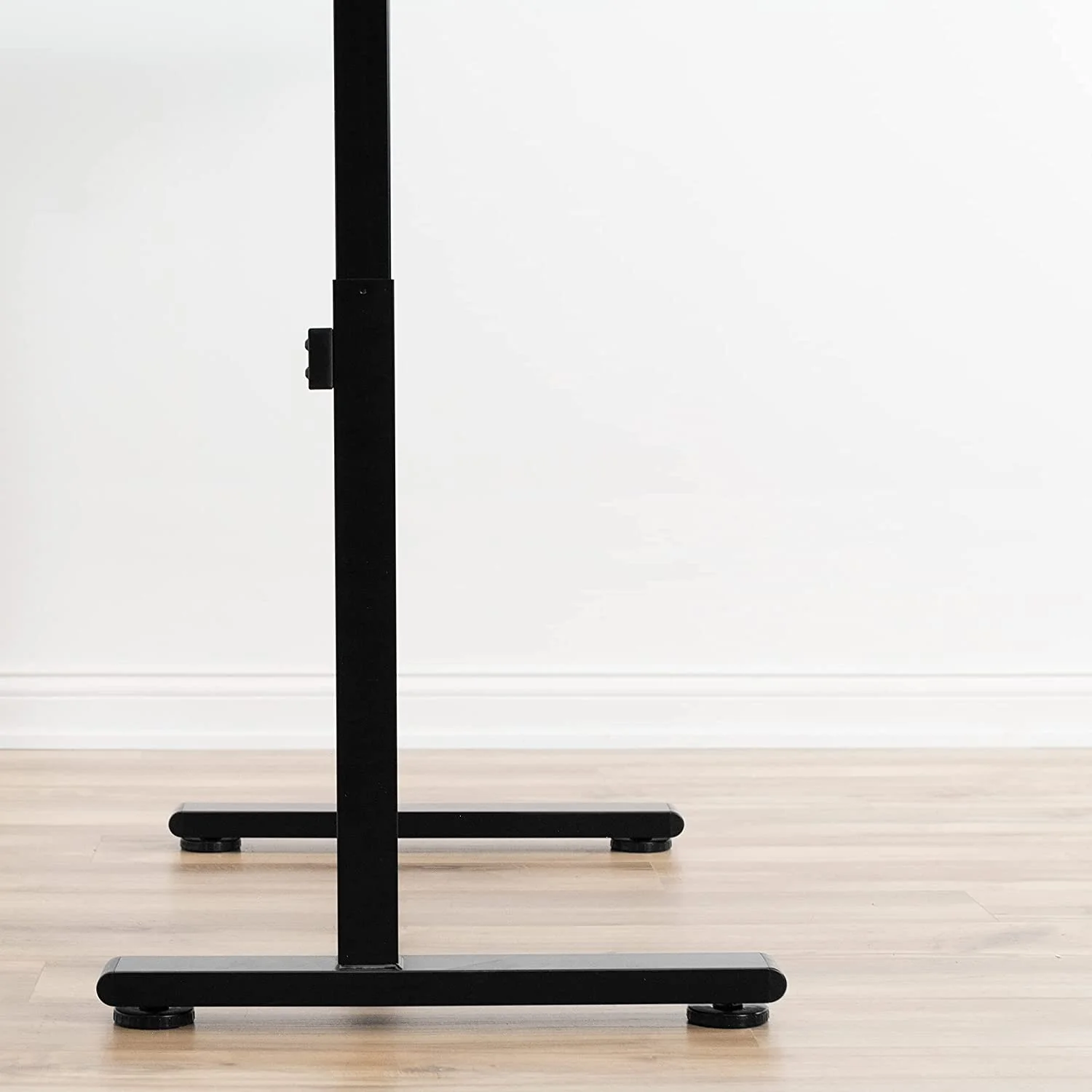 Standing Desk with Frame and Solid One-Piece Table Top, Height Adjustable, 43 x 24 inch