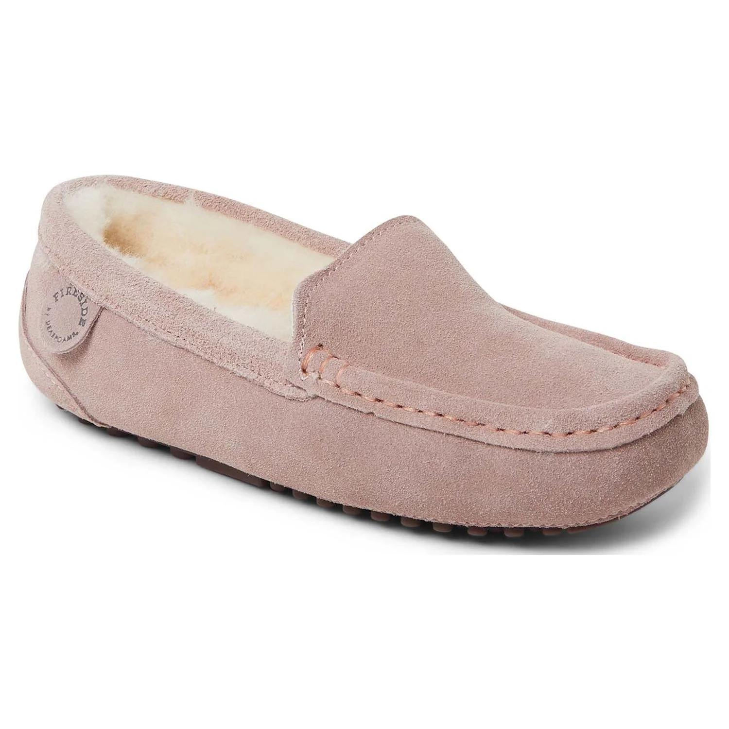 Fireside By Dearfoams Women's Mel Genuine Shearling Moccasin