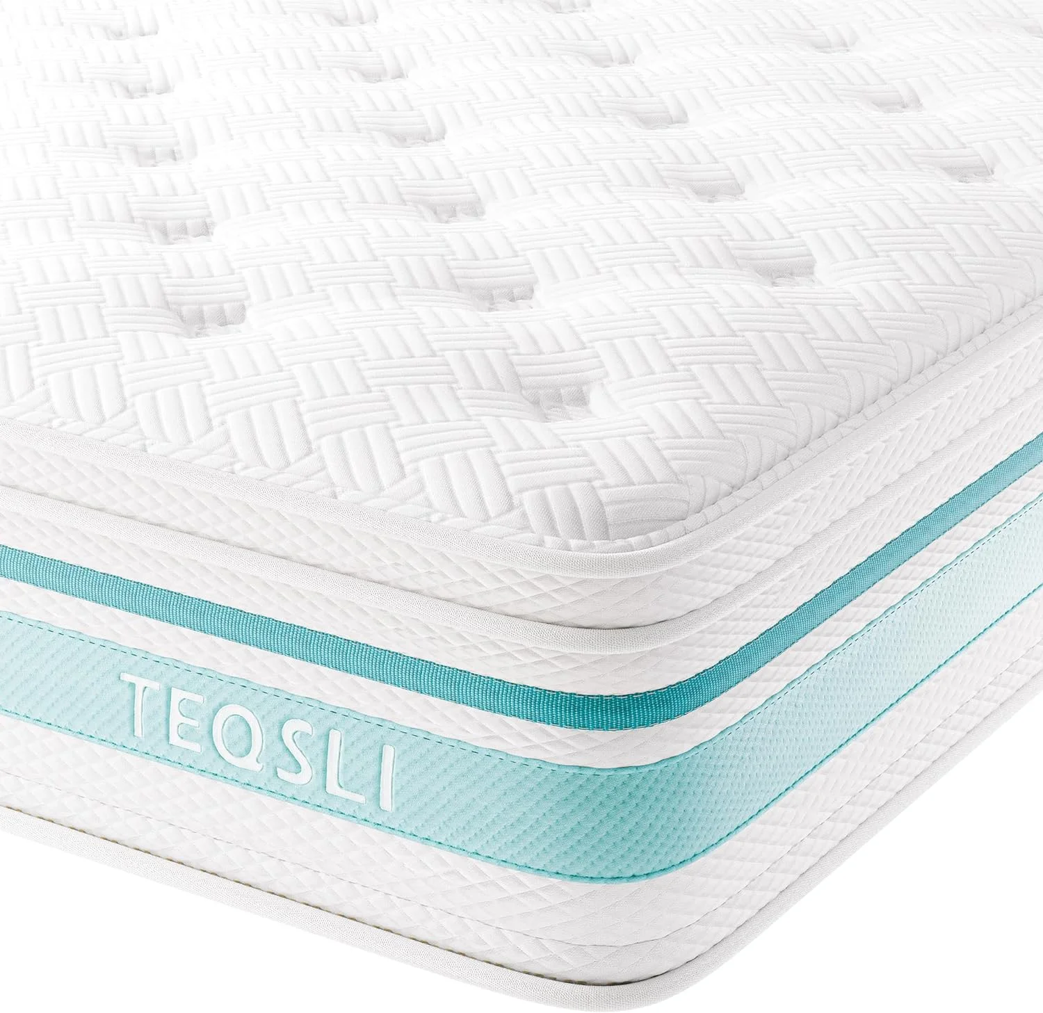 YUMIAO Queen Mattress 12-inch Hybrid Mattress Memory Foam with Innerspring Mattress in a Box for Pressure Relief & Support Queen Size Mattress, 100 Nights Trial