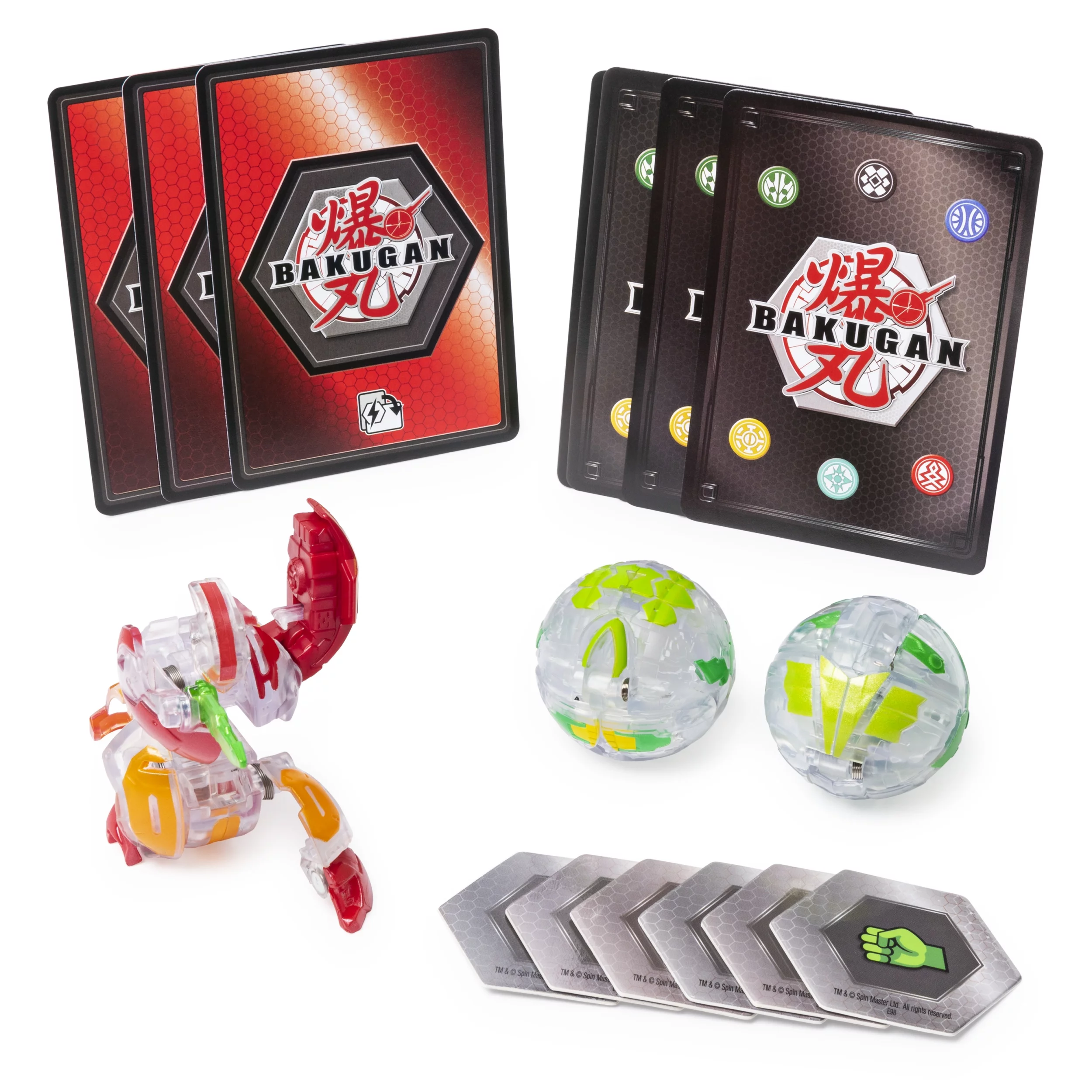 Bakugan Starter Pack 3-Pack, Diamond Cyndeous, Collectible Action Figures, for Ages 6 and Up