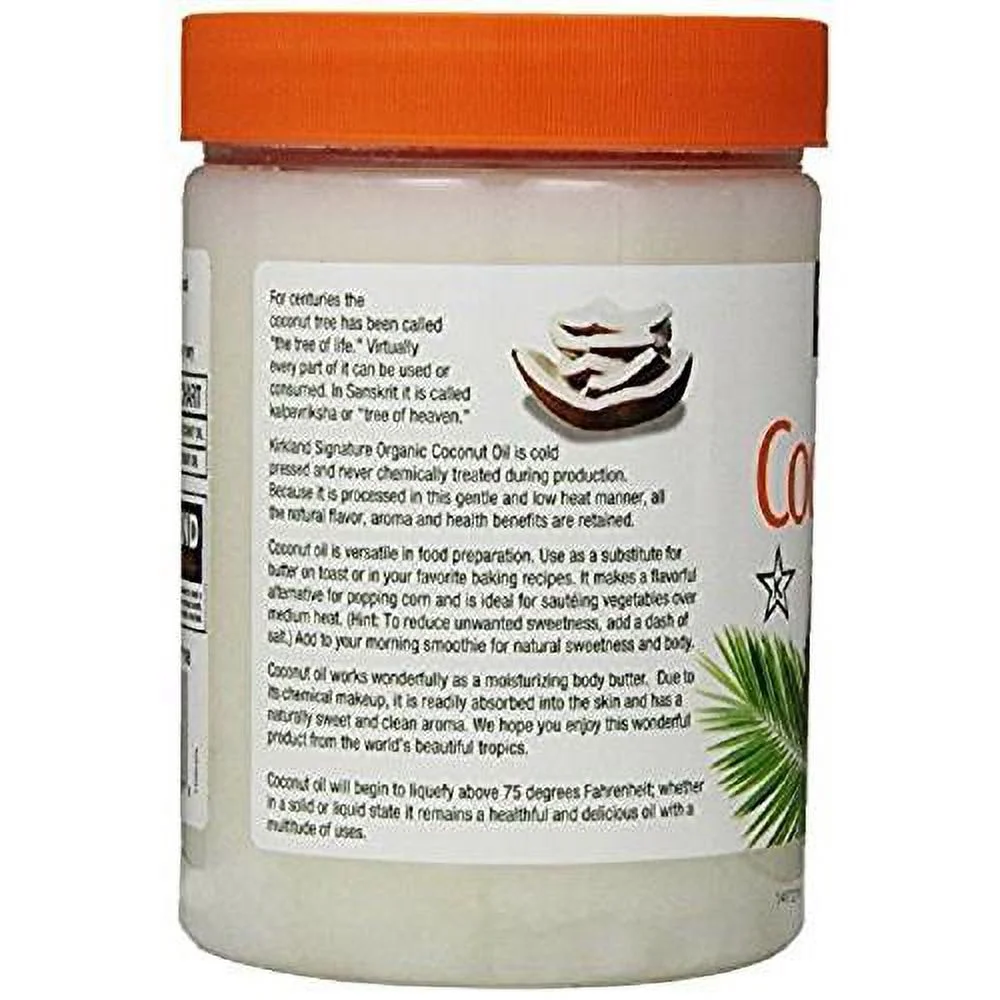 Organic Extra Virgin,Coconut Oil,84 Fl .Oz,Beauty Aid And Cooking Oil