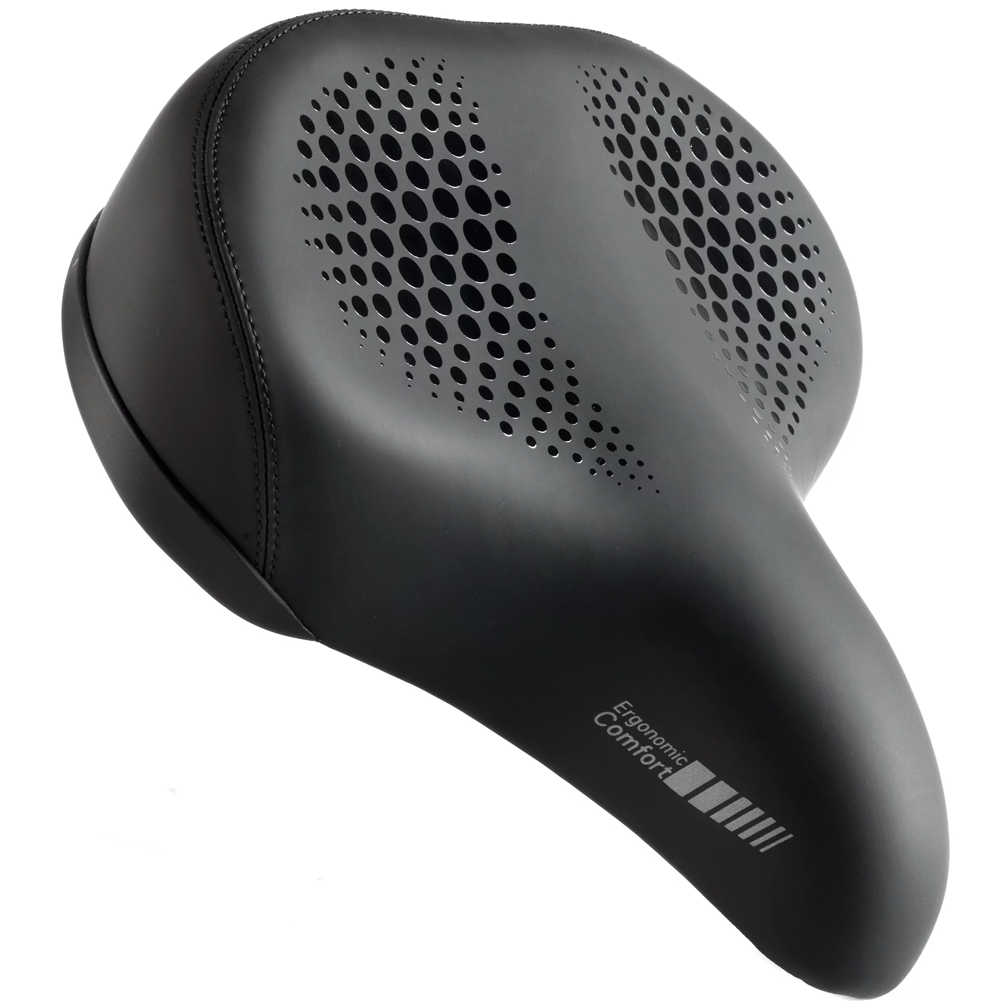 Delta Cycle Memory Foam Padded Comfort Saddle Cruiser, Black