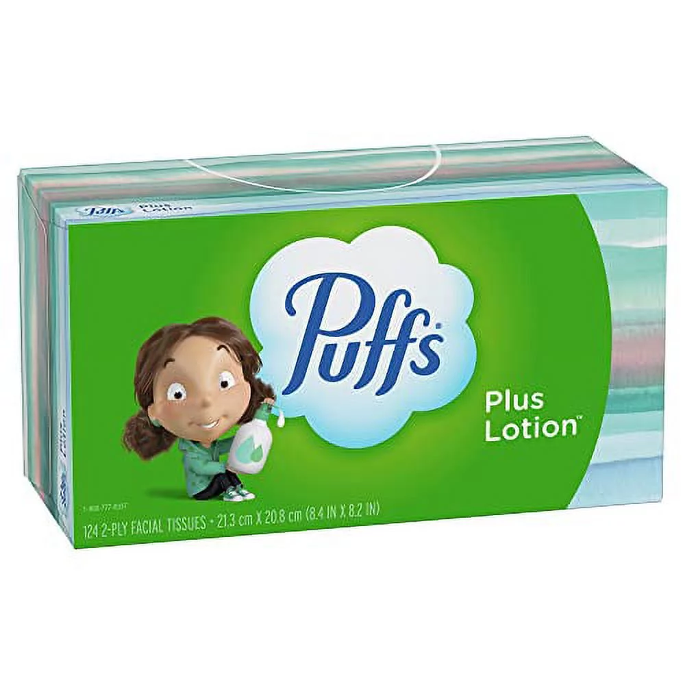 Plus Lotion Facial Tissues (Pack of 8)
