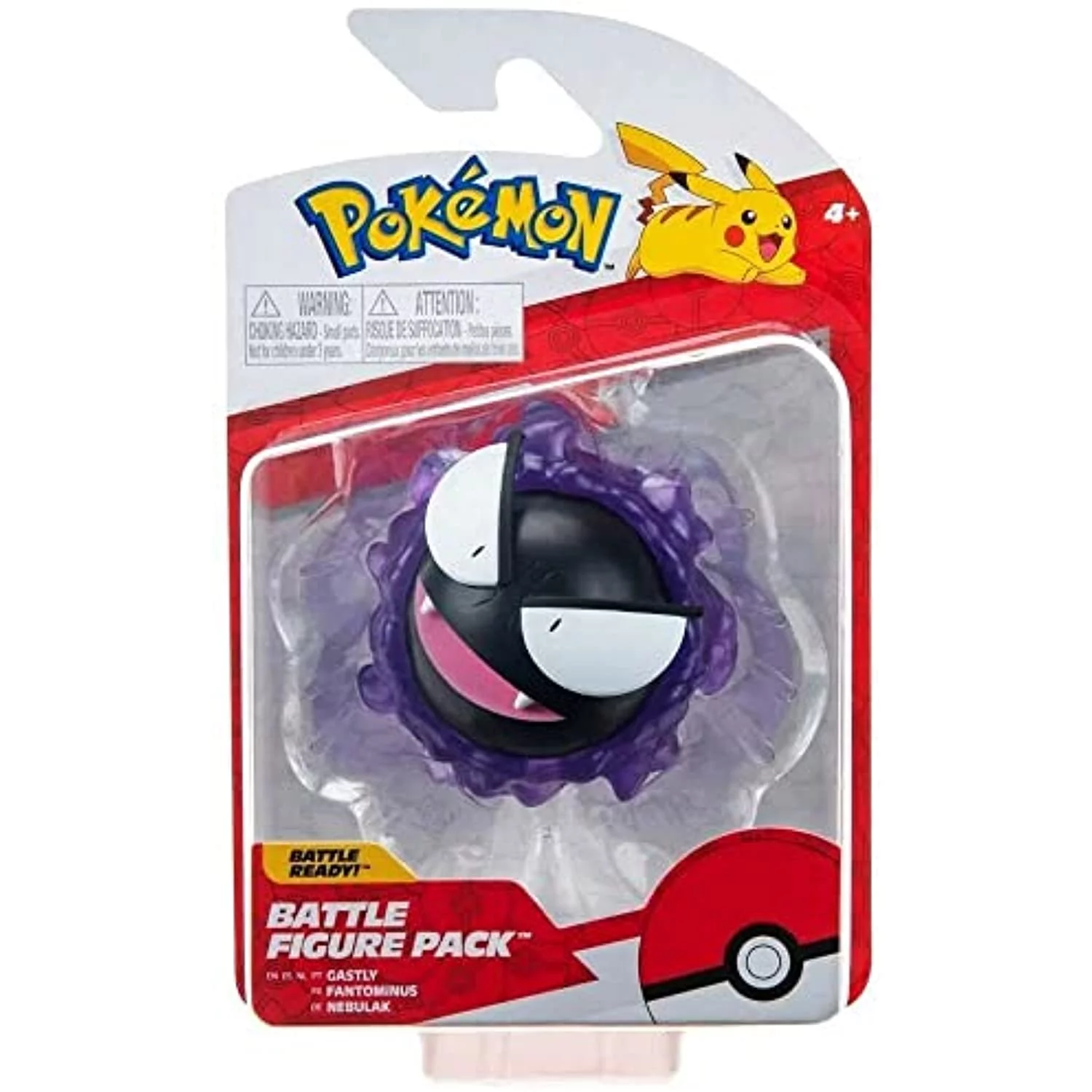 Pokemon 3 Inch Battle Figure | Gastly