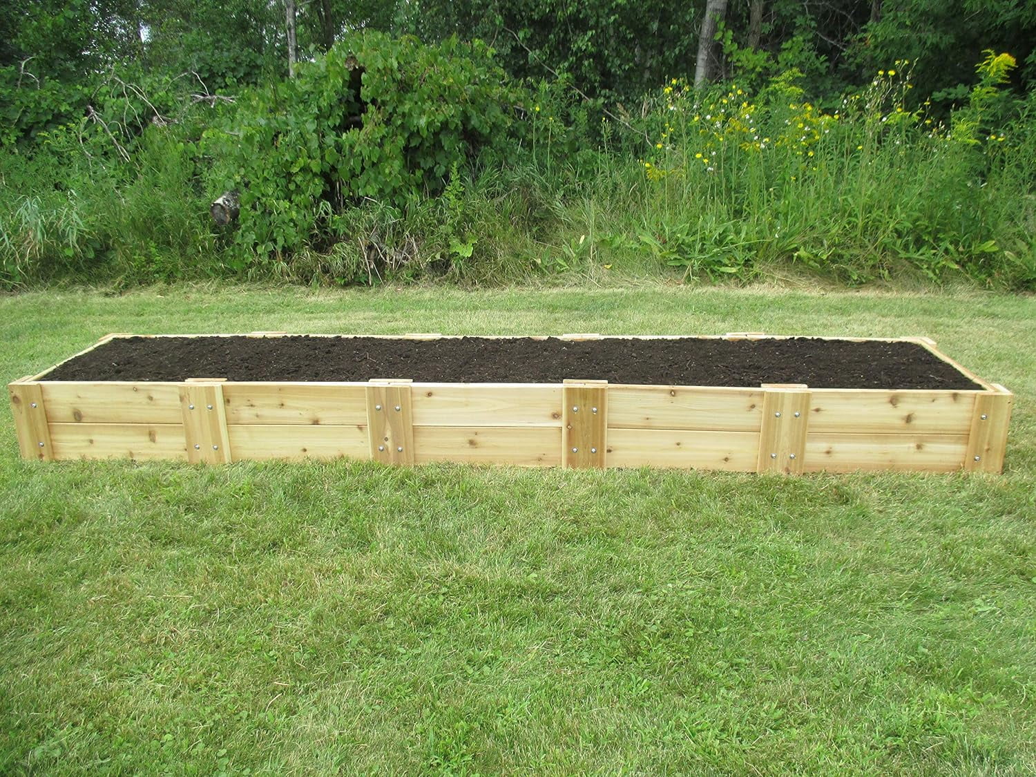 Cedar Raised Bed Garden Kit By 2 Ft. X 10 Ft. X 11 Inches H