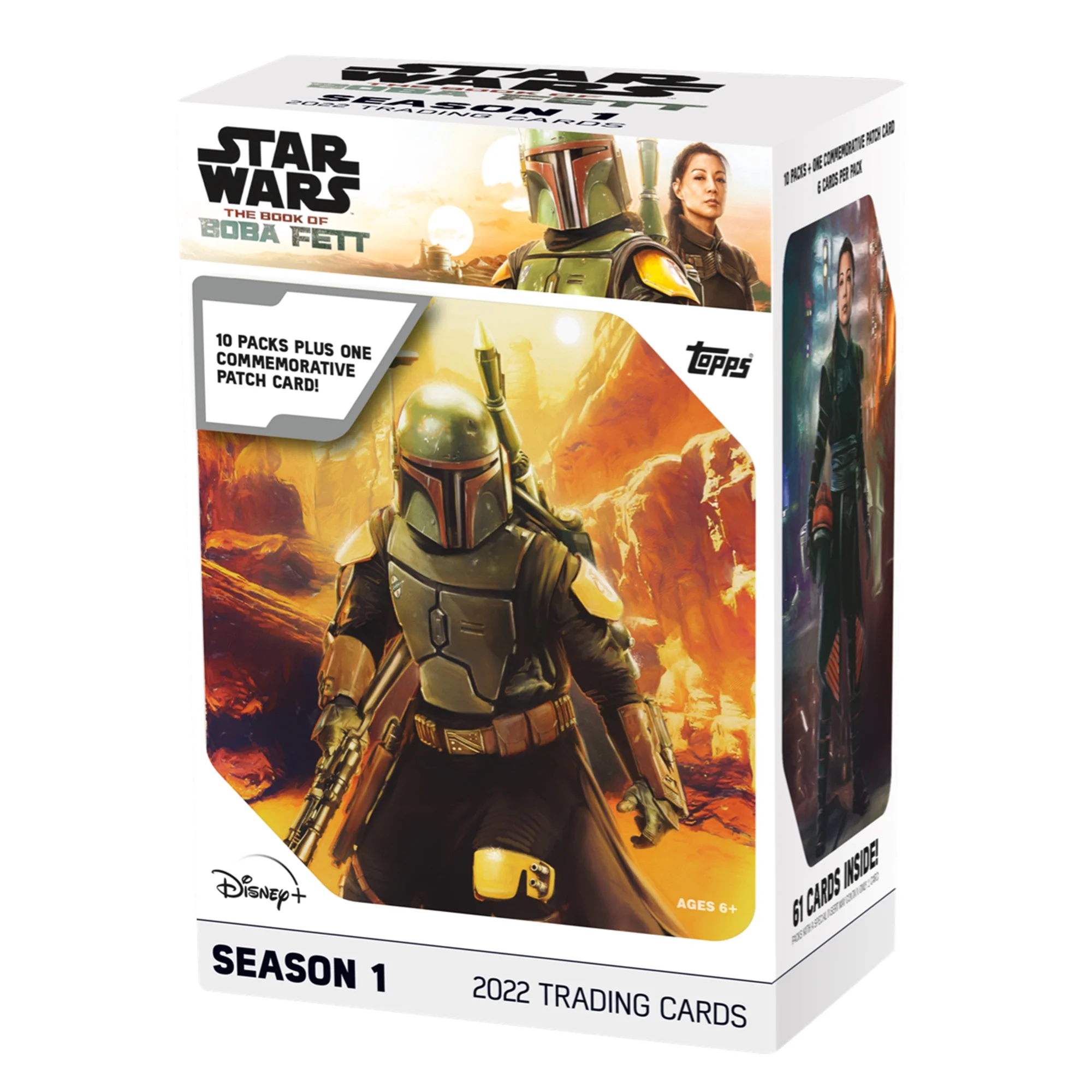 2022 Topps Star Wars Book of Boba Fett Factory Sealed 10-Pack Value Box