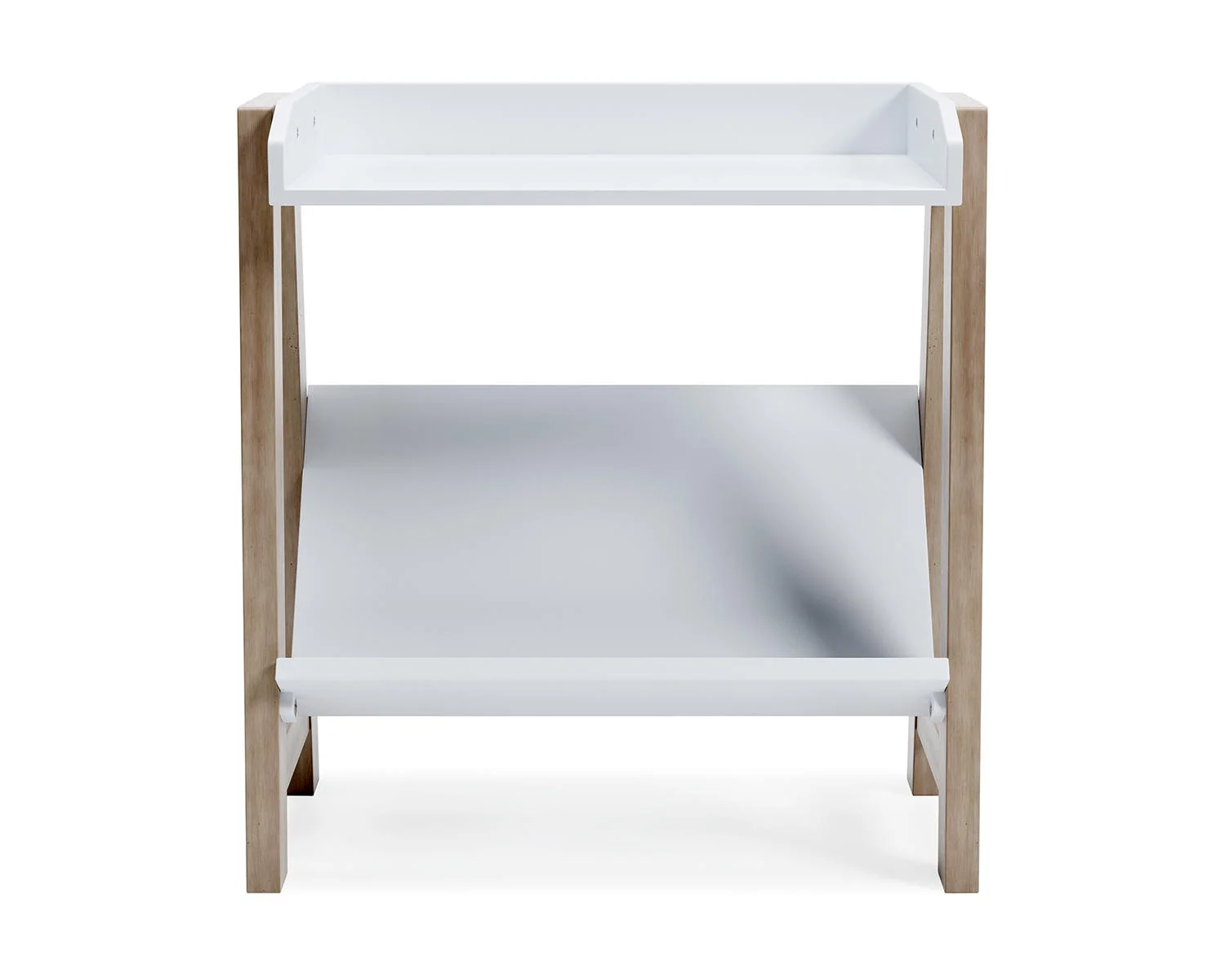 Signature Design by Ashley Casual Blariden Small Bookcase  White/Tan