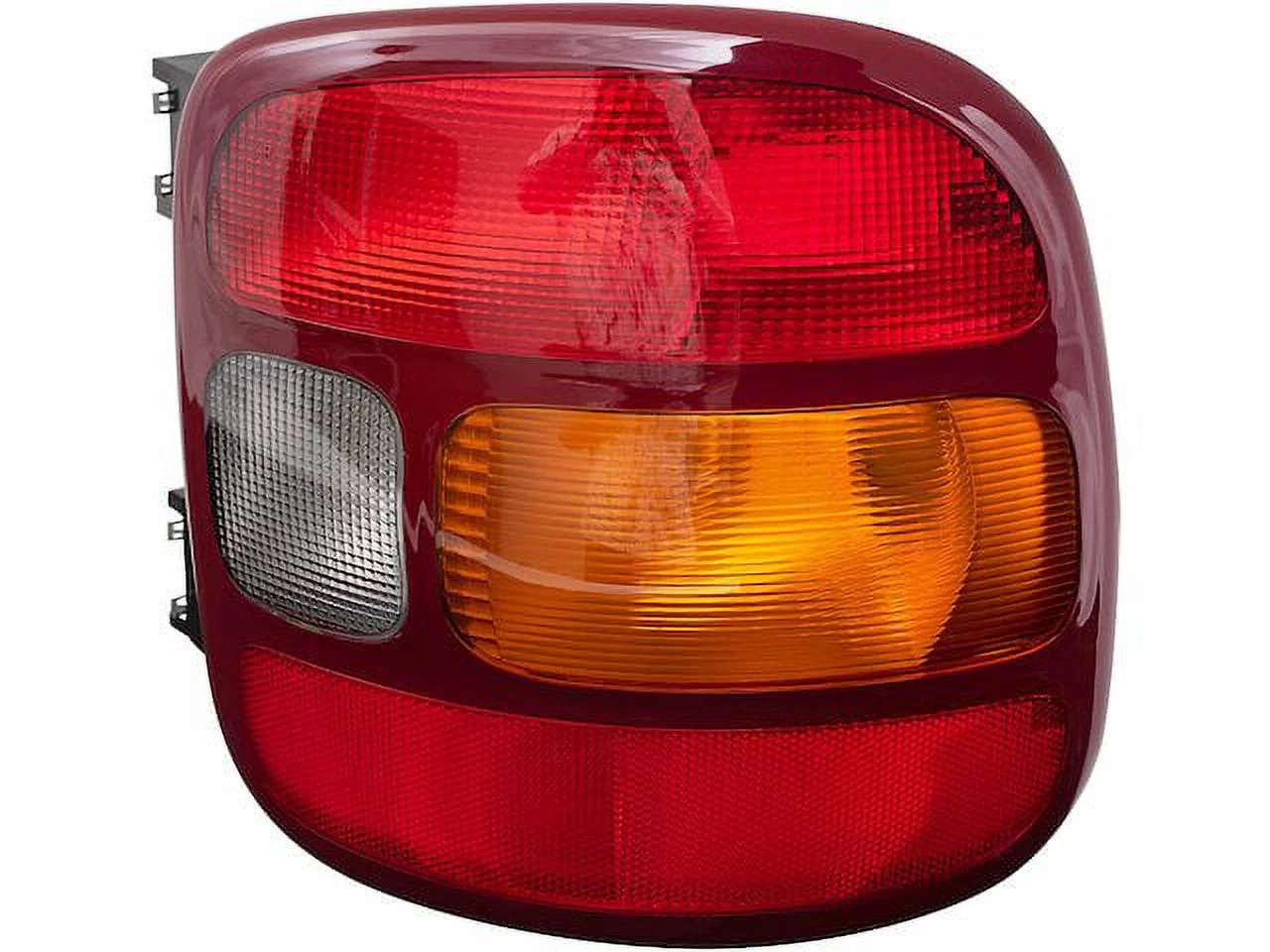 Right Tail Light Assembly - Compatible with 2001 - 2003 GMC Sierra 1500 HD Crew Cab Pickup 4-Door 6.0L V8 Naturally Aspirated OHV GAS 2002