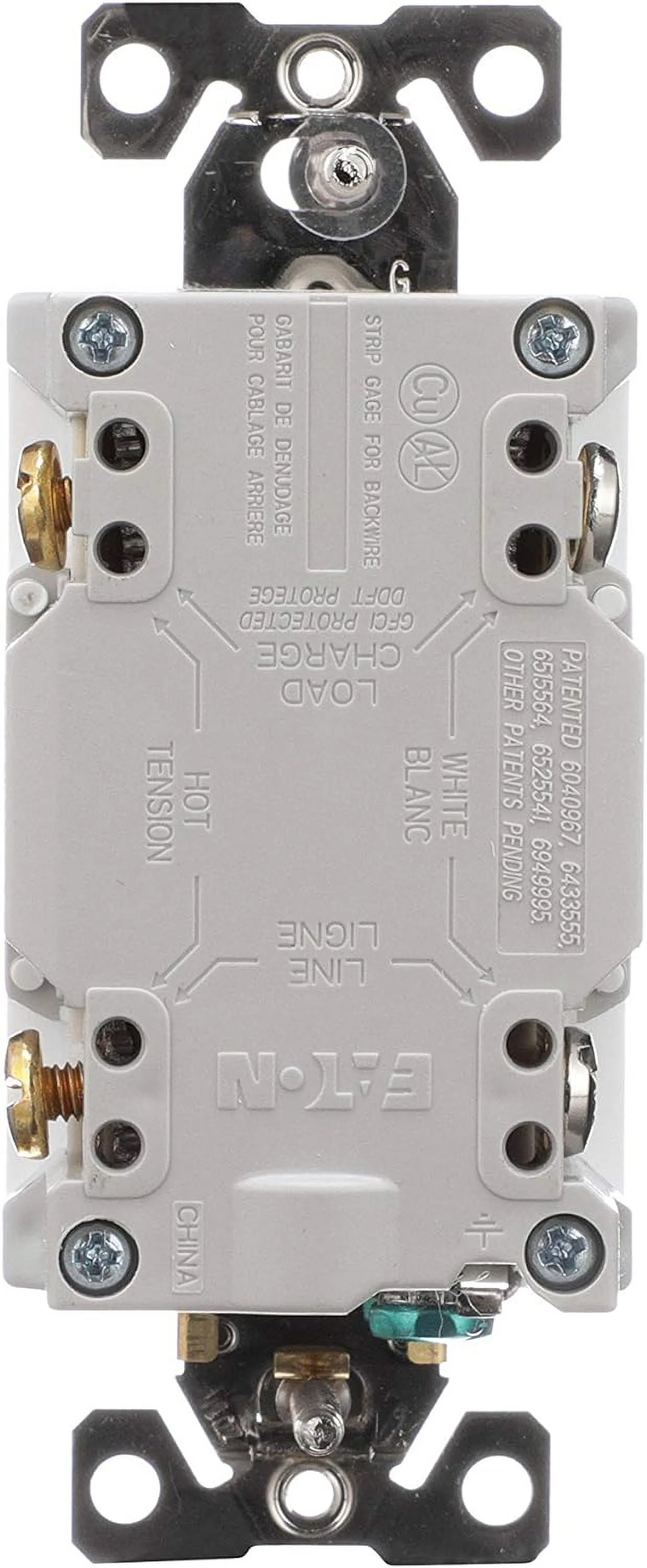 TWRSGF15W Arrow Tamper And Weather Resistant Duplex Gfci Receptacle, 125 Vac, 15 A, 2 Pole, 3 Wire, White